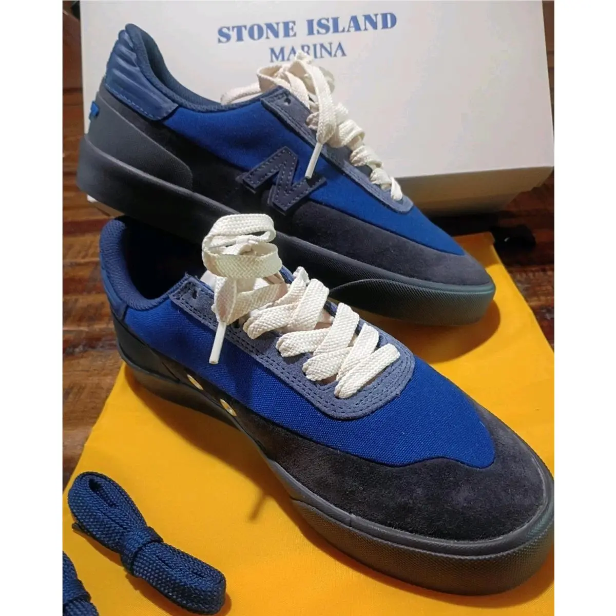 Mens New Balance x Stone Island Numeric 272 NM272ISL Sz 8.5 New Box W/ WP Bag