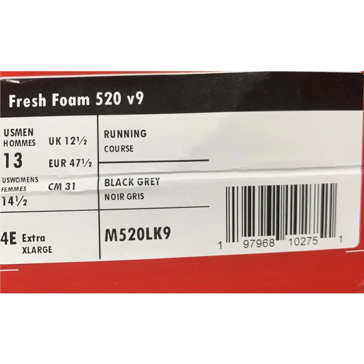 New Balance shoes - New Balance Fresh Foam 520 - M520LK9 - Black (UPC: 197968102751) 4