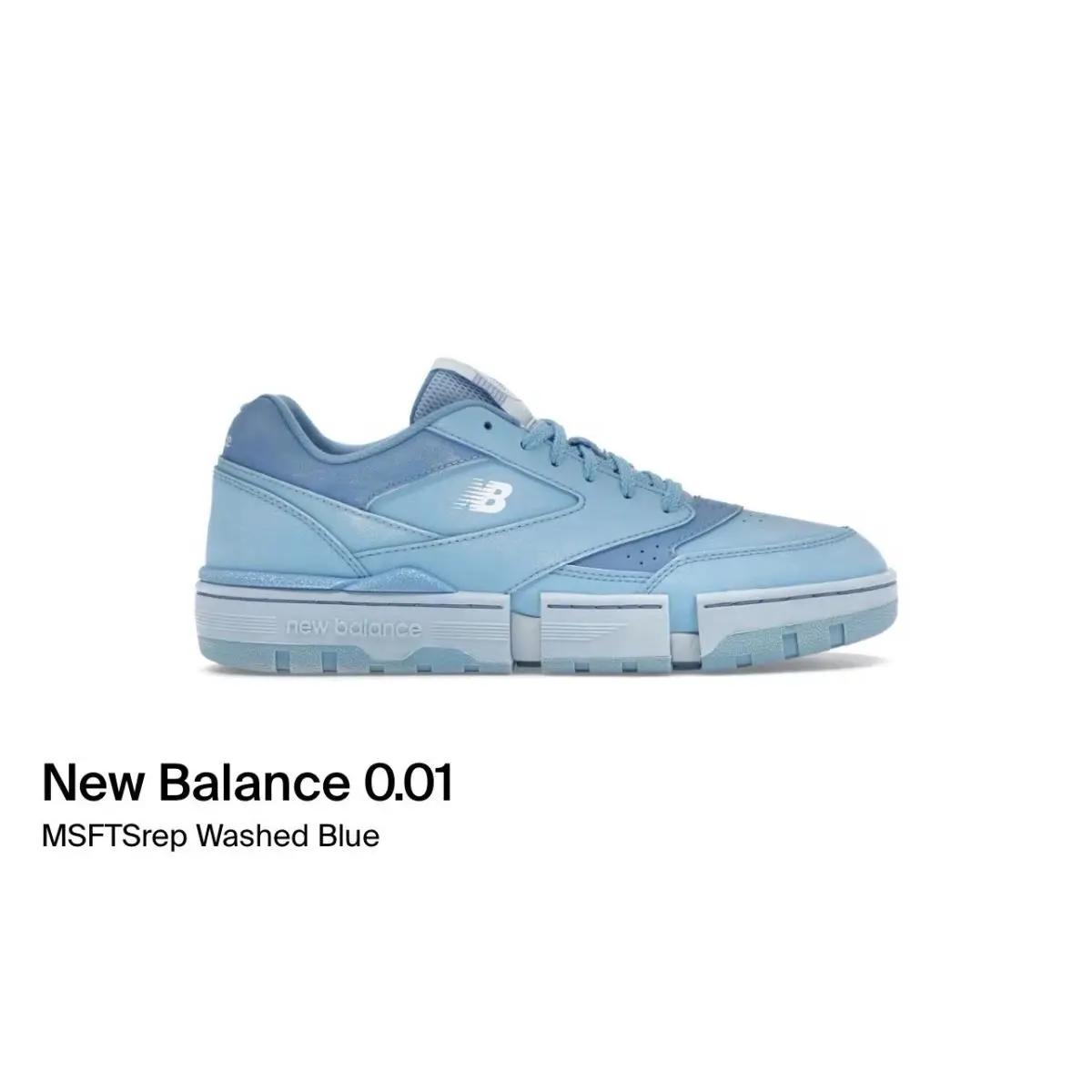 Size 10.5 - Msftsrep x New Balance 0.01 Up In The Clouds - Baltic Sea Ctjstr