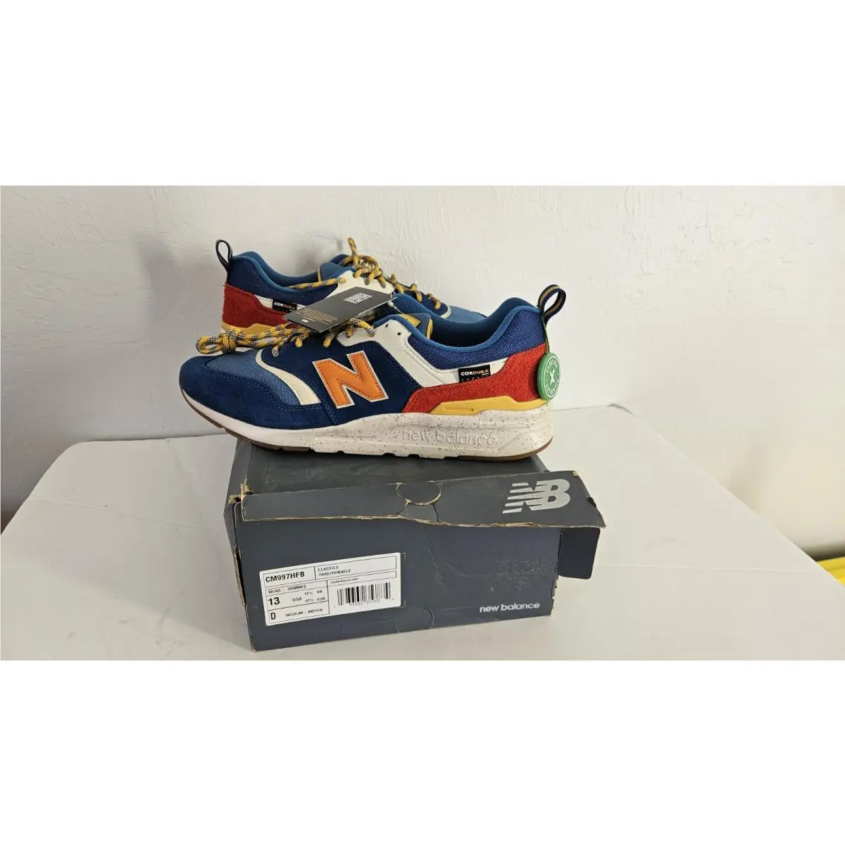 New Balance 997H Outdoor Pack Cordura Suede Blue Size 13 CM997HFB Deadstock