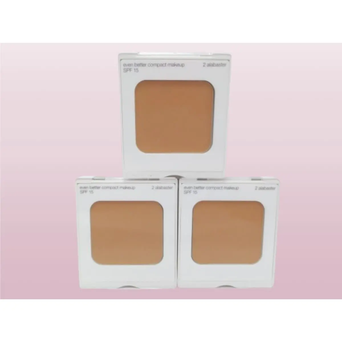 Clinique Even Better Compact Makeup Spf 15 2 Alabaster - Blister Pack 3PC