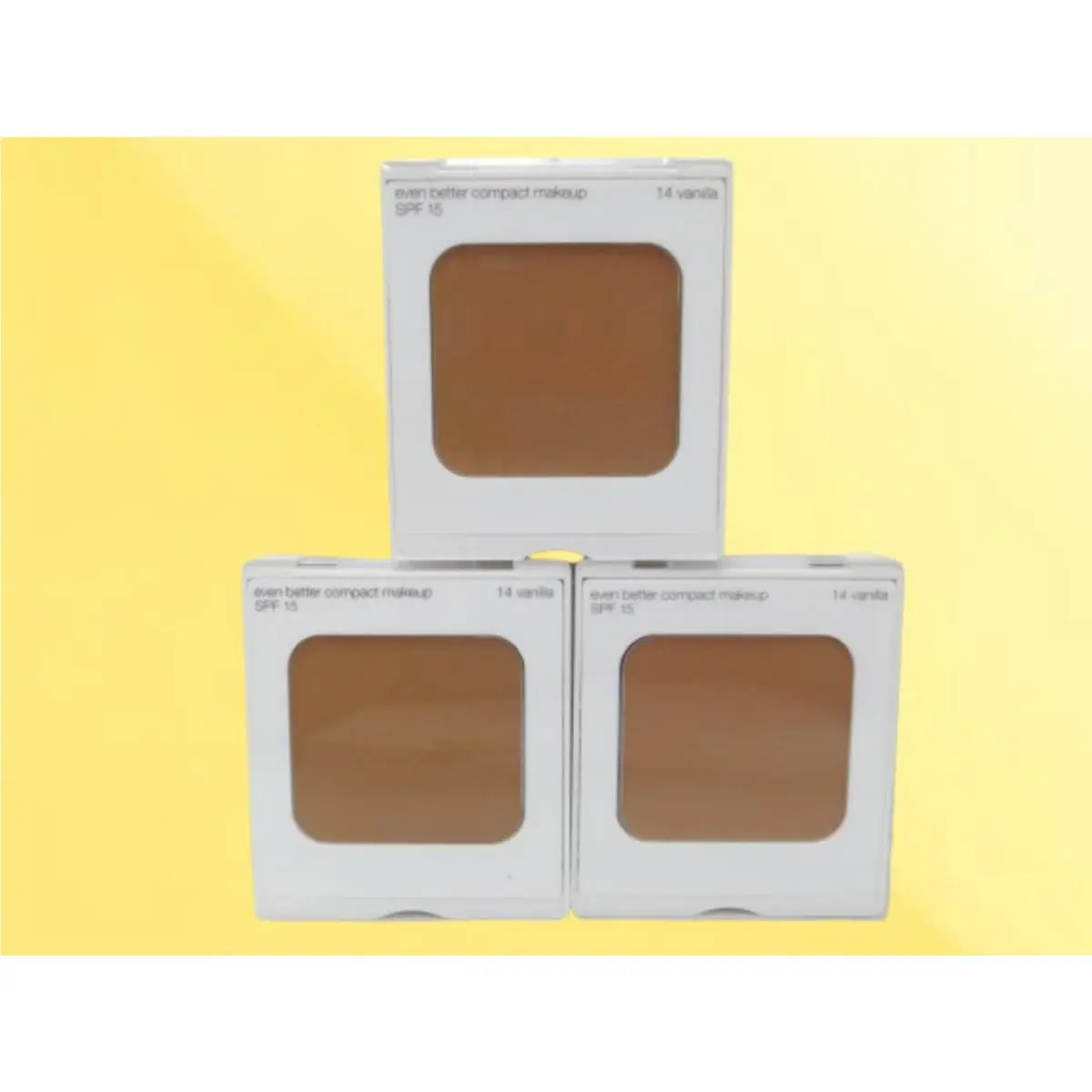 Clinique Even Better Compact Makeup Spf 15 14 Vanilla - Blister Pack 3PCS