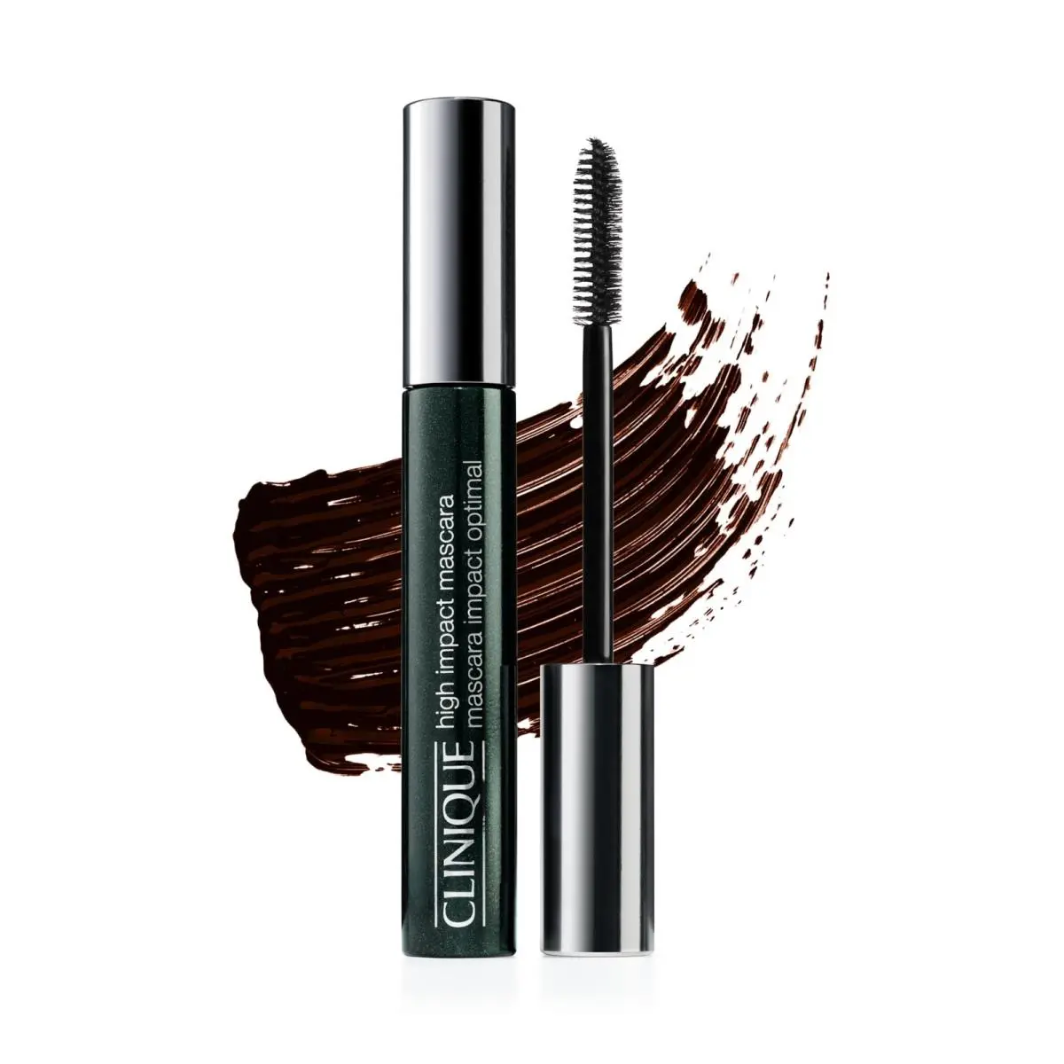 Mascara High Impact Volume Length Black Brown 0.28 Fl Oz Clinique Safe Sensitive
