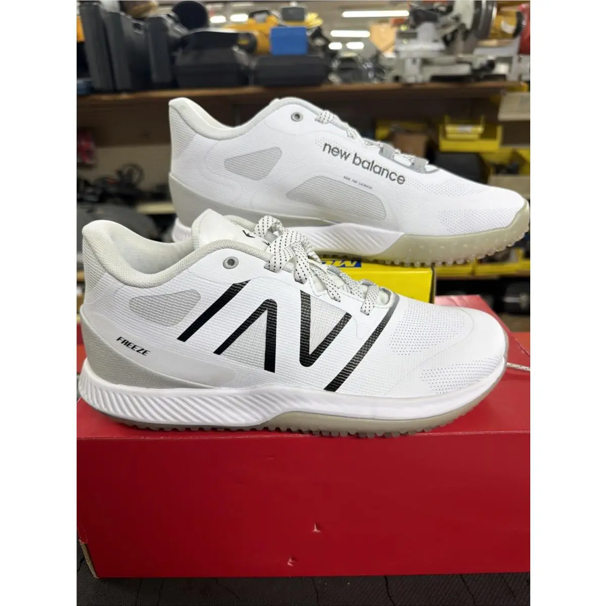 New Balance shoes - New Balance Freeze Turf Lacrosse - FREEZTW4 - White (UPC: 0196307534512) 0