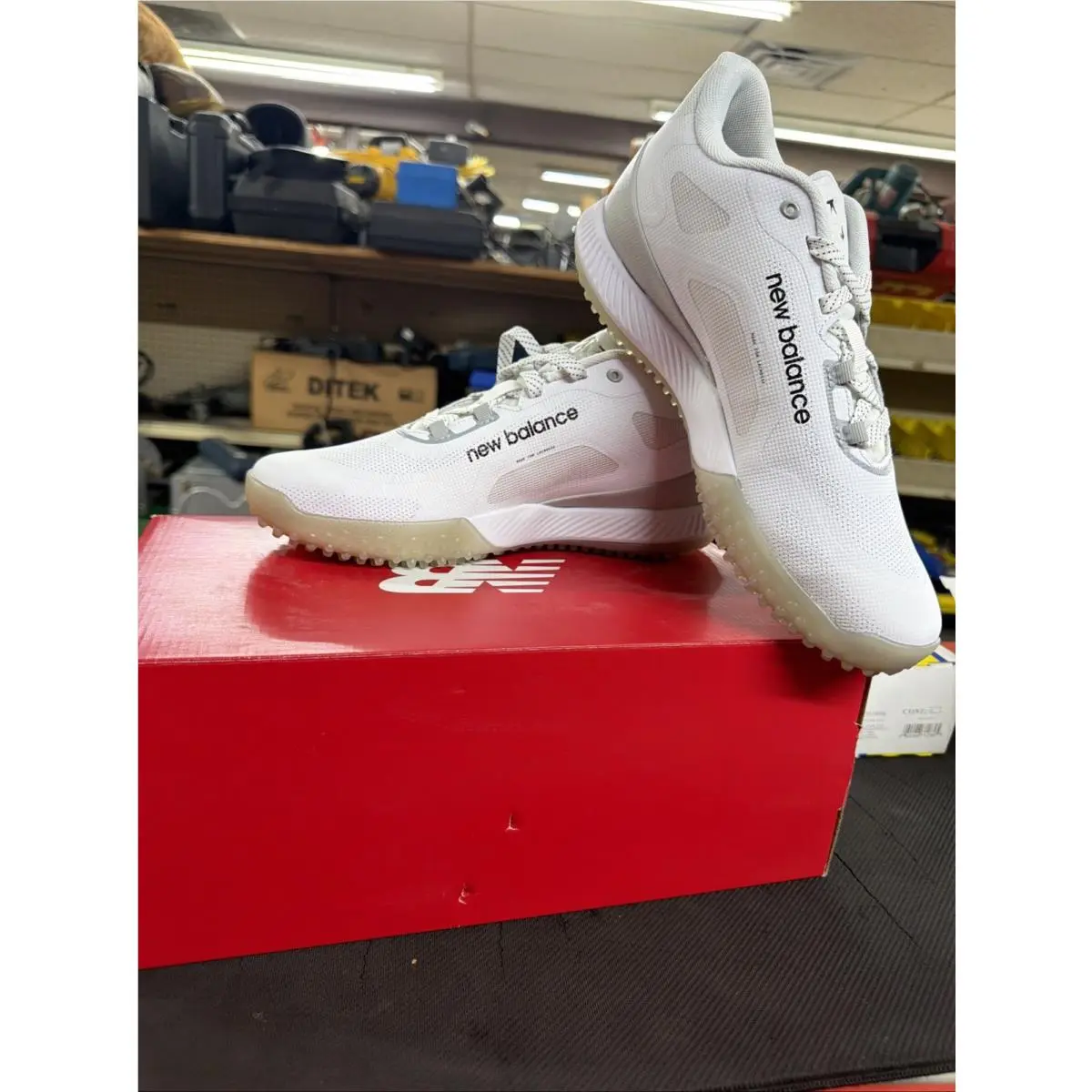 New Balance shoes - New Balance Freeze Turf Lacrosse - FREEZTW4 - White (UPC: 0196307534512) 3