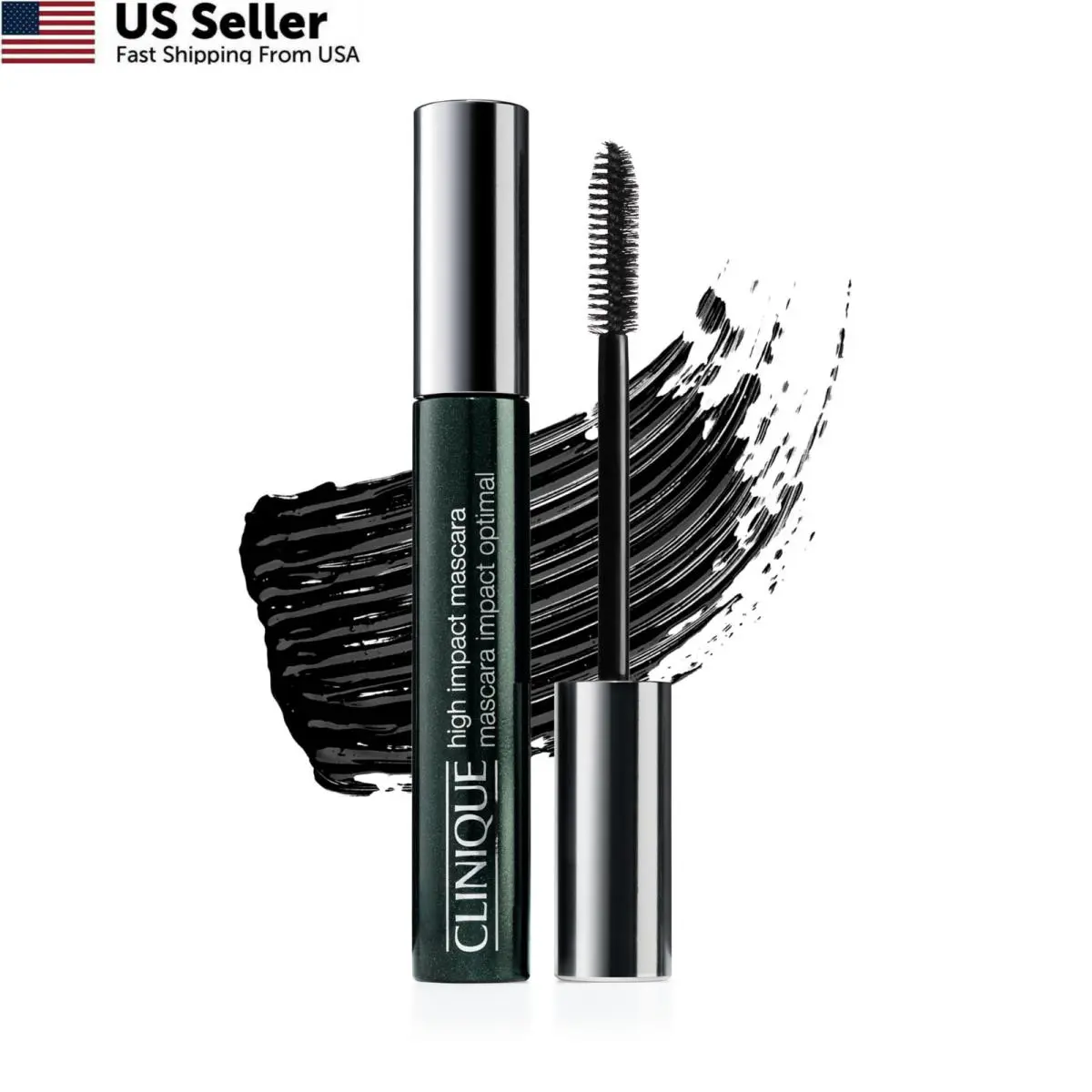 Clinique High Impact Mascara Volume Length + 0.28 Ounce Pack of 1 Black