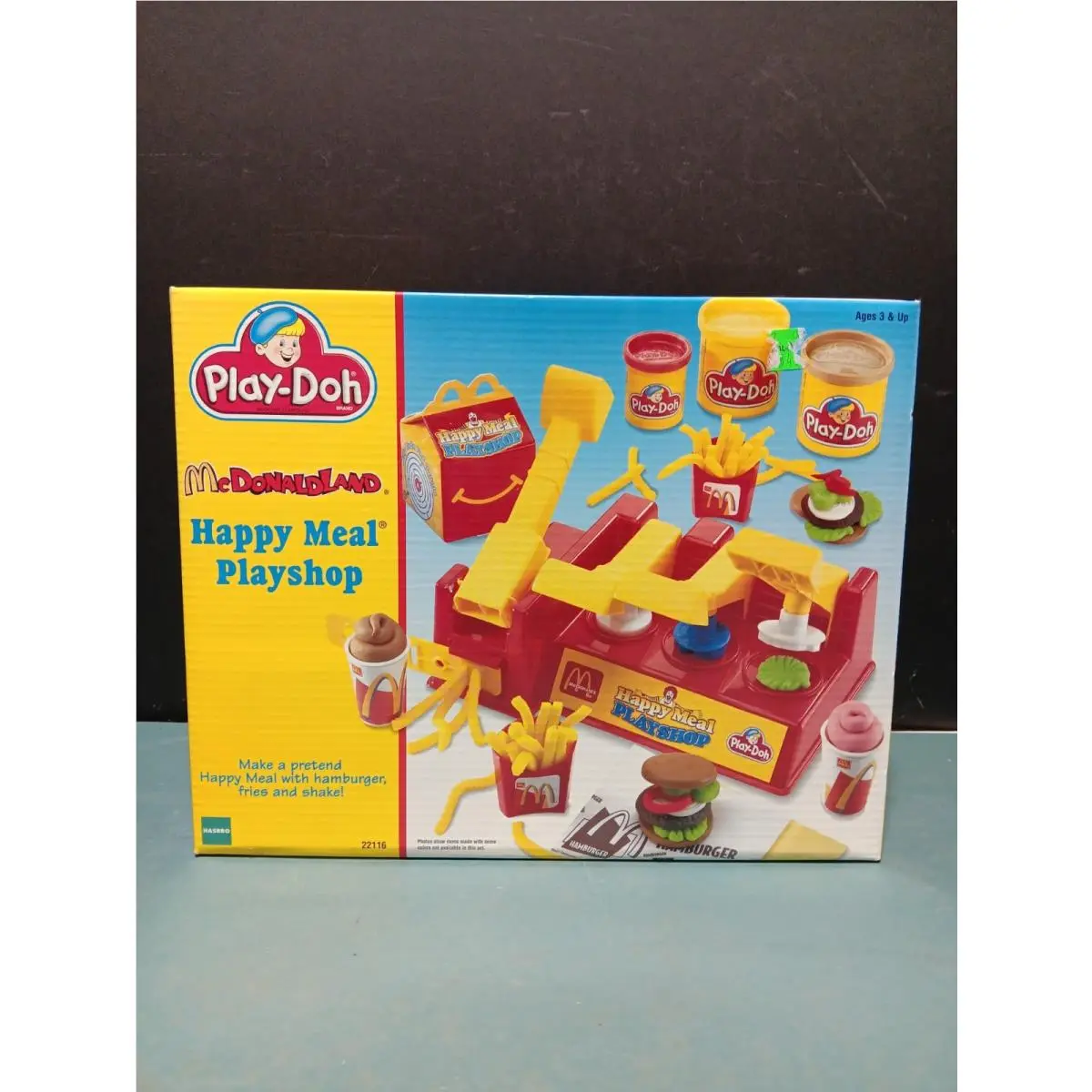 1998 Play Doh Mcdonaldland Happy Meal Playshop Playset Vtg Hasbro