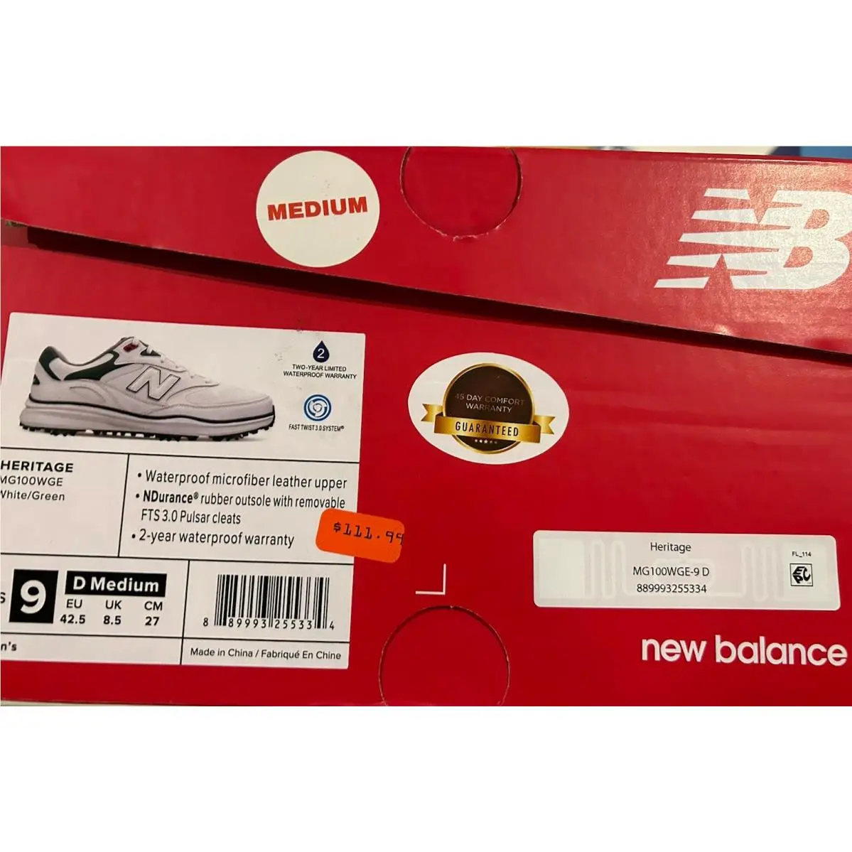 New Balance shoes - MG100WGE - MG100WGE - White (UPC: 0889993255334) 1