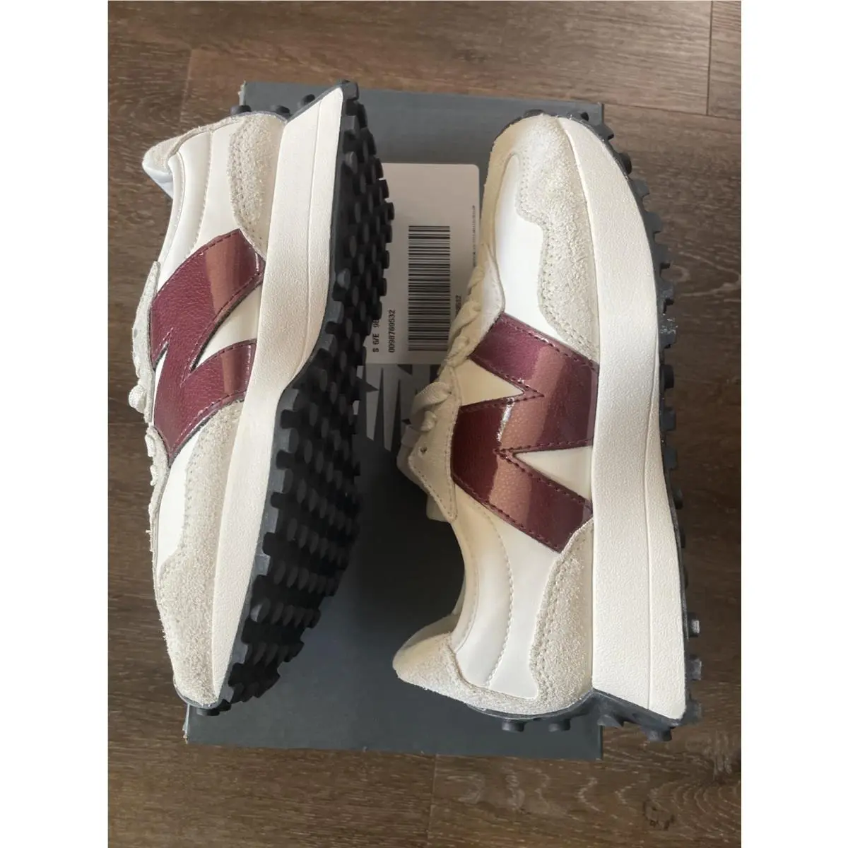 New Balance shoes - New Balance 327 - Sea Salt/Monarch/Burgundy (UPC: 0198686802251) 2