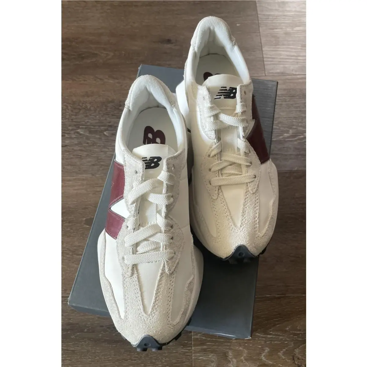New Balance shoes - New Balance 327 - Sea Salt/Monarch/Burgundy (UPC: 0198686802251) 5