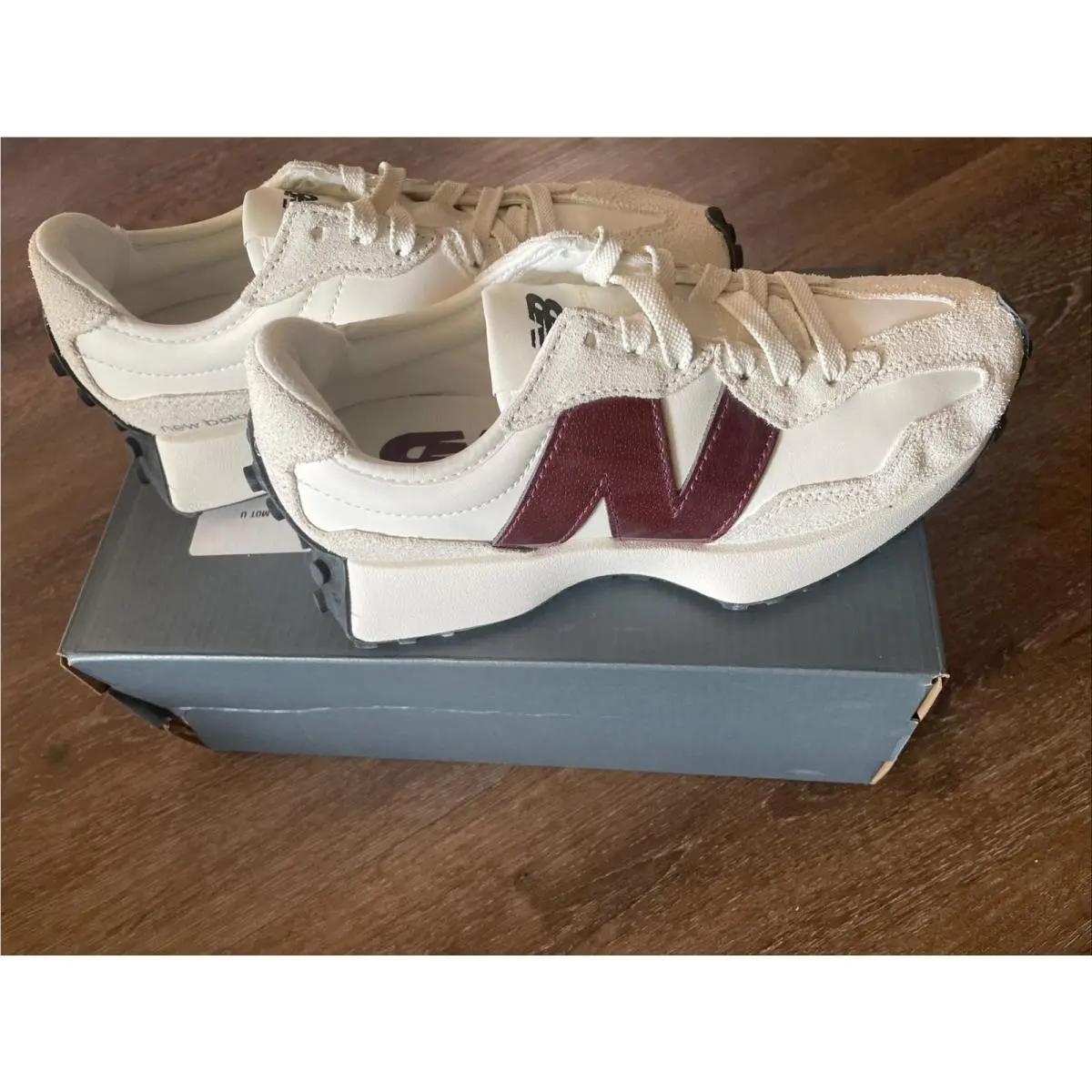 New Balance shoes - New Balance 327 - Sea Salt/Monarch/Burgundy (UPC: 0198686802251) 6