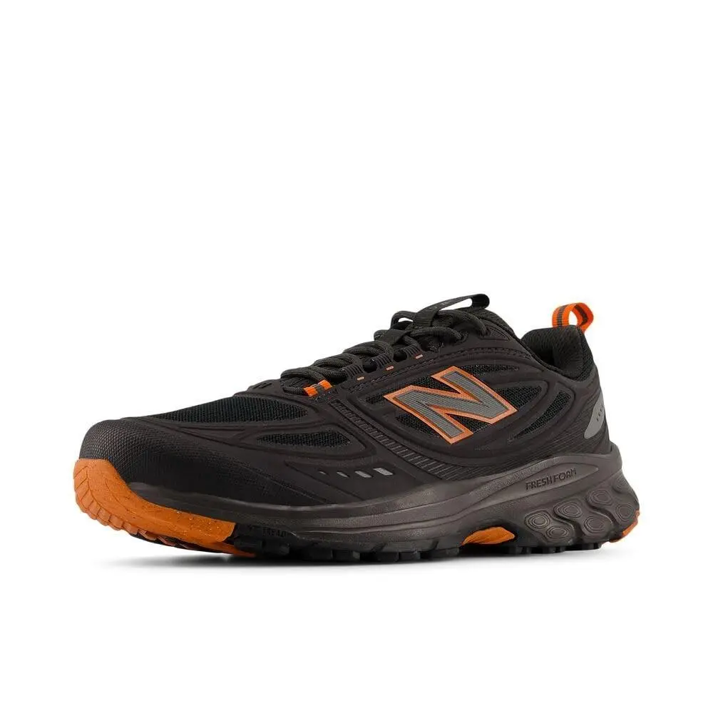 New Balance Men`s 410 V9 Trail Running Shoe 10 Faded Black/team Orange