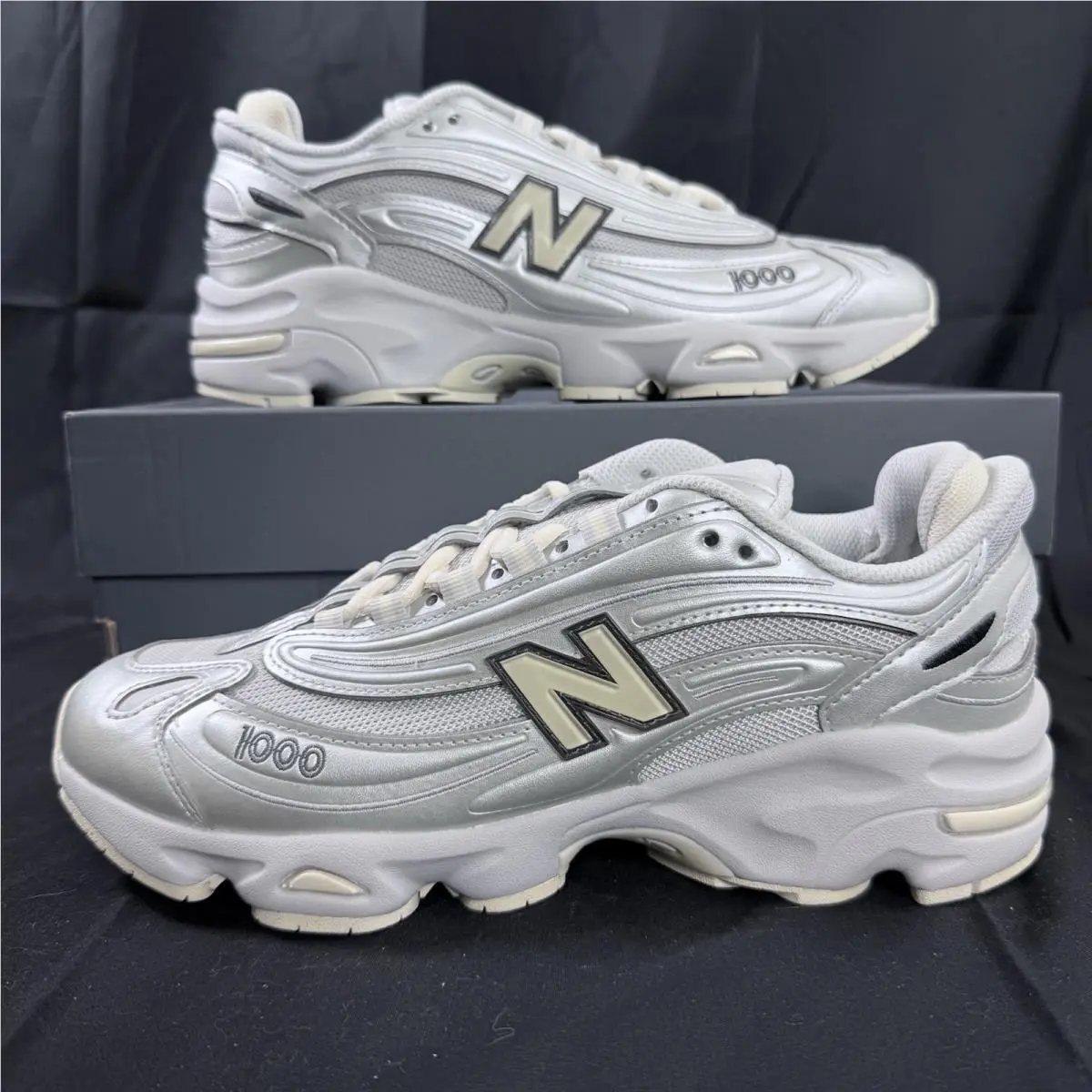 New Balance 1000 Mens Size 8.5 Shoes Grey Beige M1000FLV Sneakers Womens 10