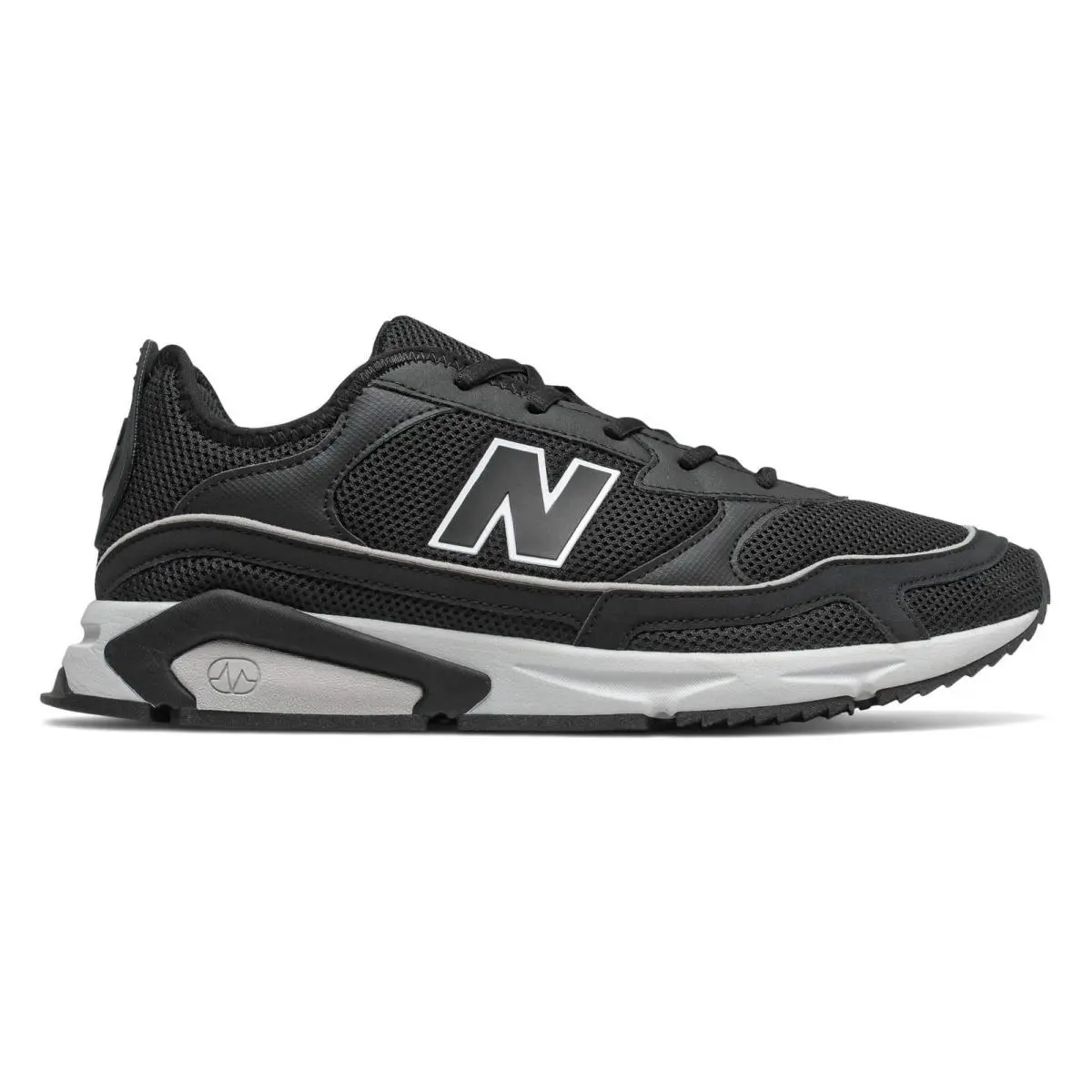 New Balance Men`s X-racer V1 Sneaker Black/rain Cloud 4 M US