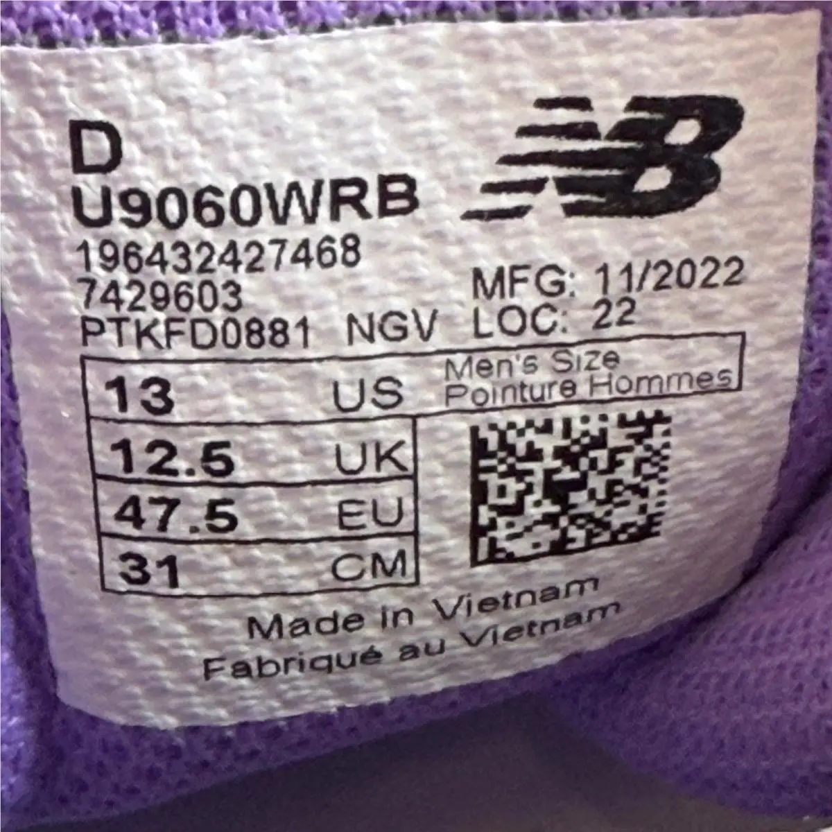 New Balance shoes - 9060 Warped Multi-Color - Warped - Multicolor 5