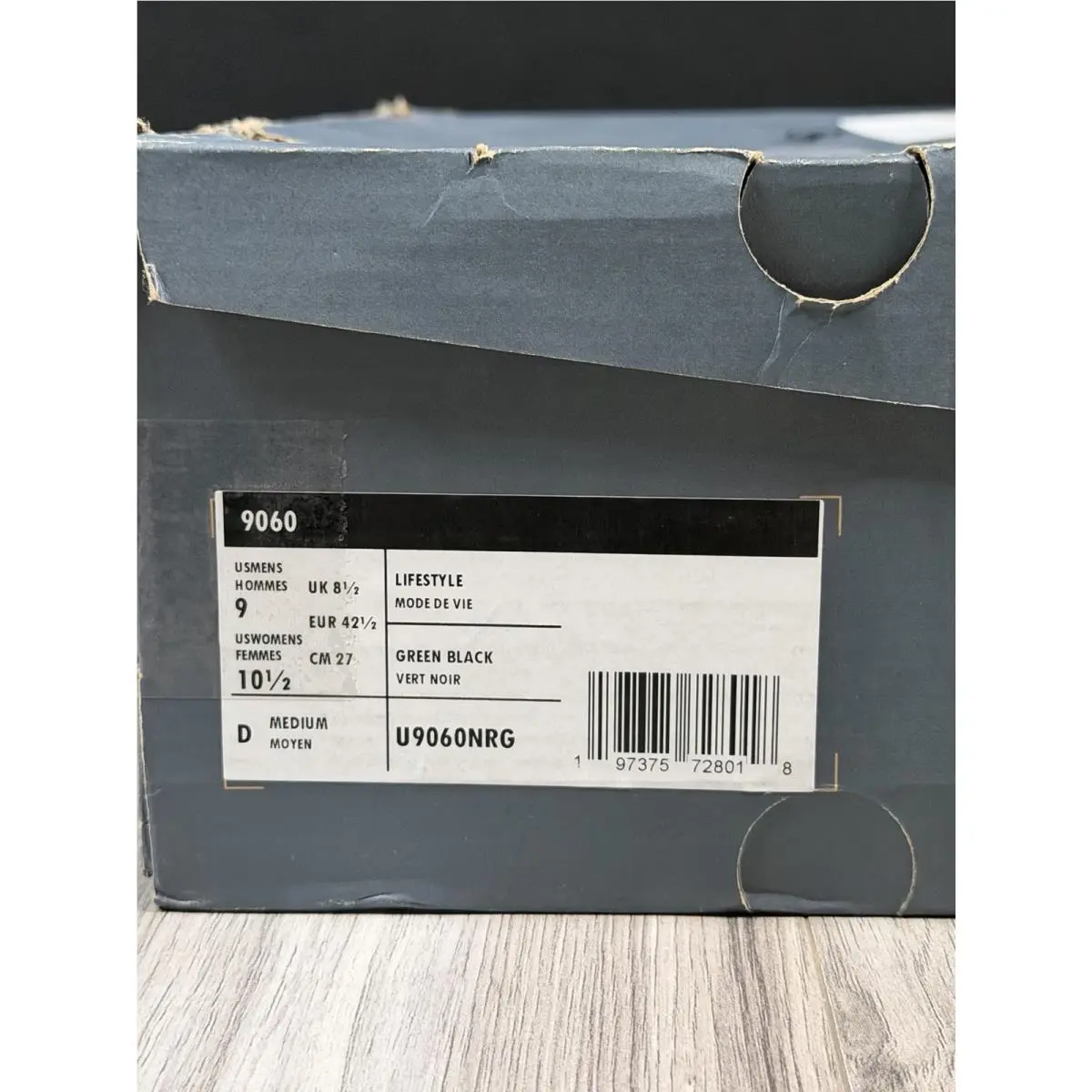 New Balance shoes - New Balance 9060 - U9060NG - Green Black 12