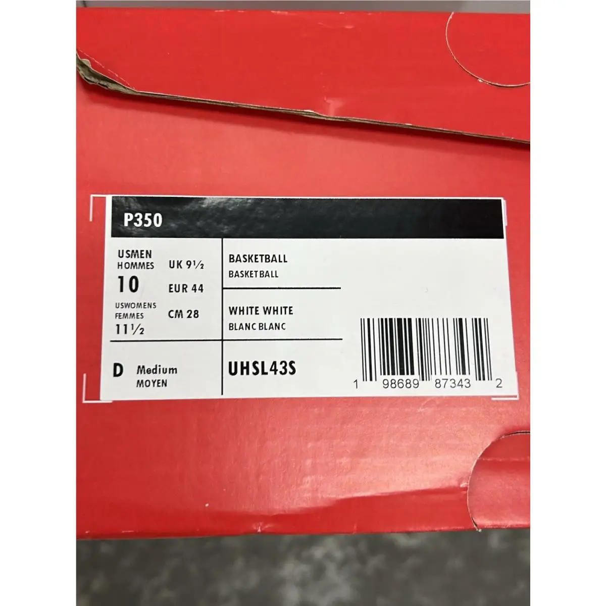 New Balance shoes - P350 - UHSL43S - White 7