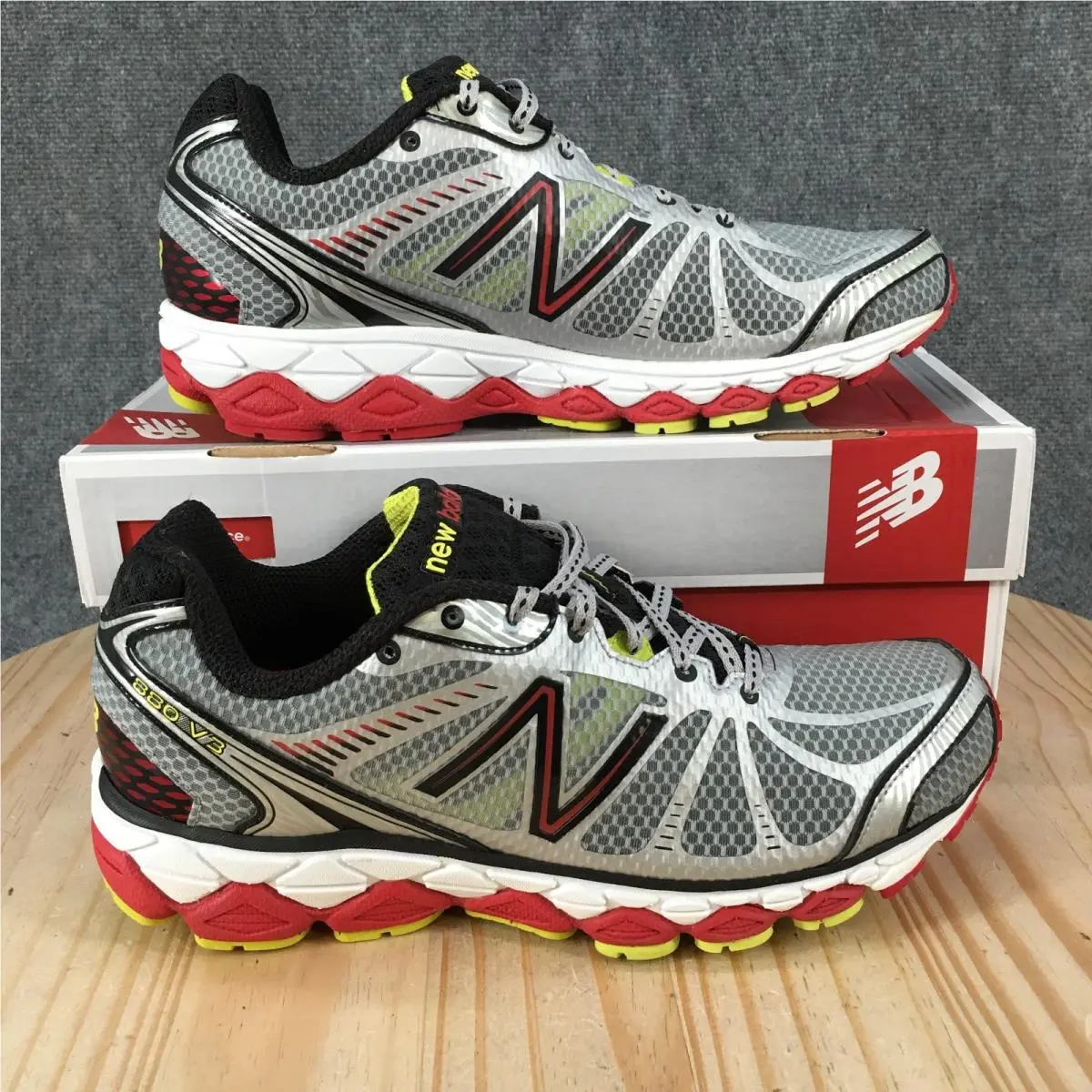 New Balance 880v3 Shoes Mens 10 B Running Sneakers M880SR3 Multicolor Mesh New