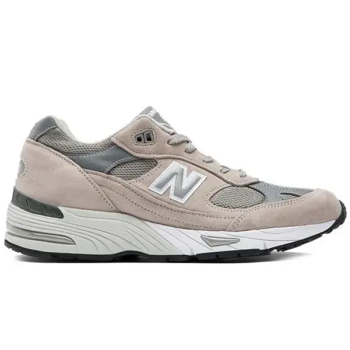 Mens Size 8.5 - New Balance Made in England Running Shoes 991 Grey White M991GL