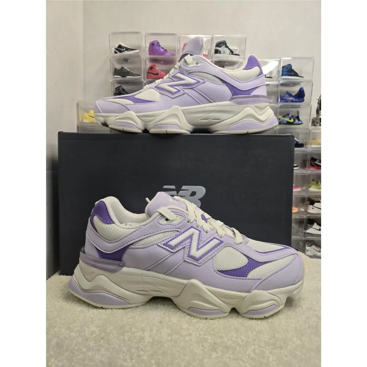 New Balance 9060 Lace Purple Violet G90607ZT 7Y New In Og Box Sz7Y