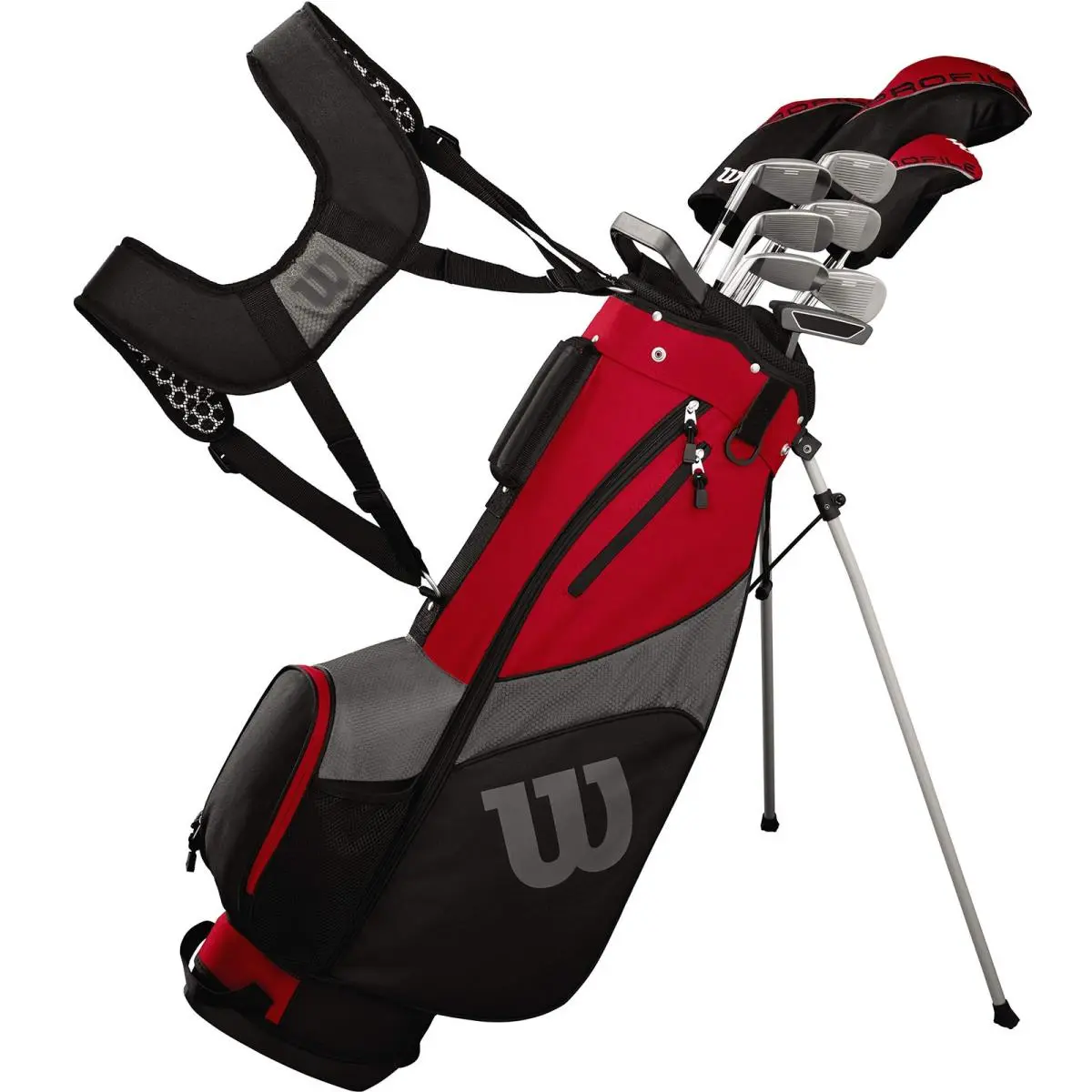 Golf Club Set Wilson Profile Sgi Men s Complete Long Right Hand Red Mens