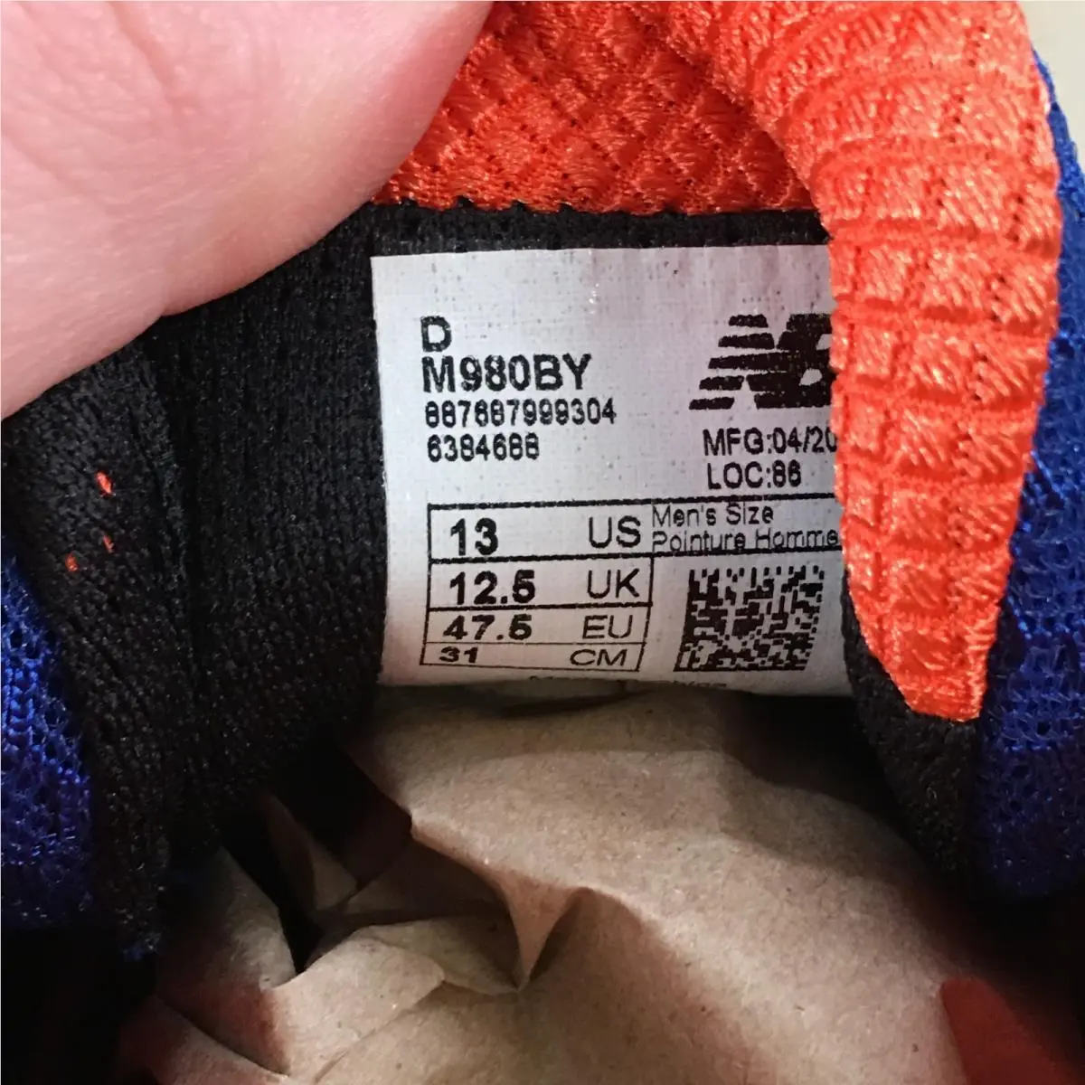 New Balance shoes - New Balance Fresh Foam 980 - M980BY - Blue 12