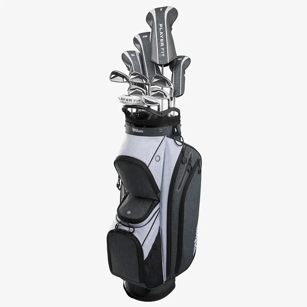 Lady Wilson Playerfit Complete Set w/ Cart Bag Driver Graphite Irons Putter