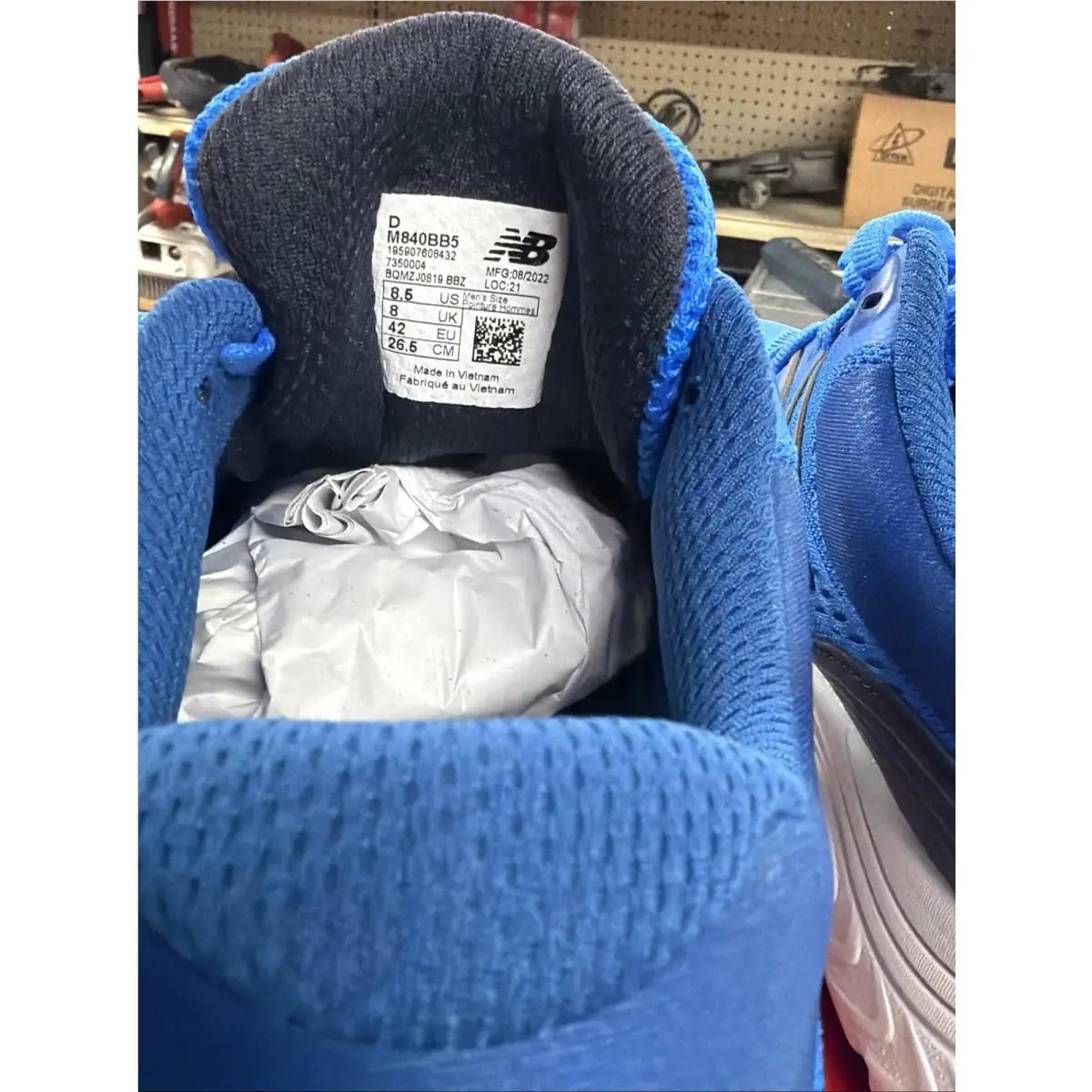 New Balance shoes - New Balance 840 v5 - W840BB5 - Blue (UPC: 0195907608432) 2