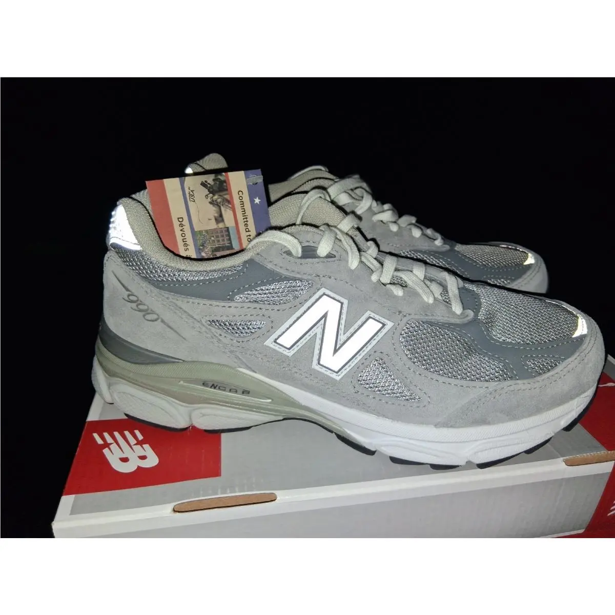 New Balance 990v3 Castlerock Made in Usa Sneakers M990GL3 Womens 8 US Size New