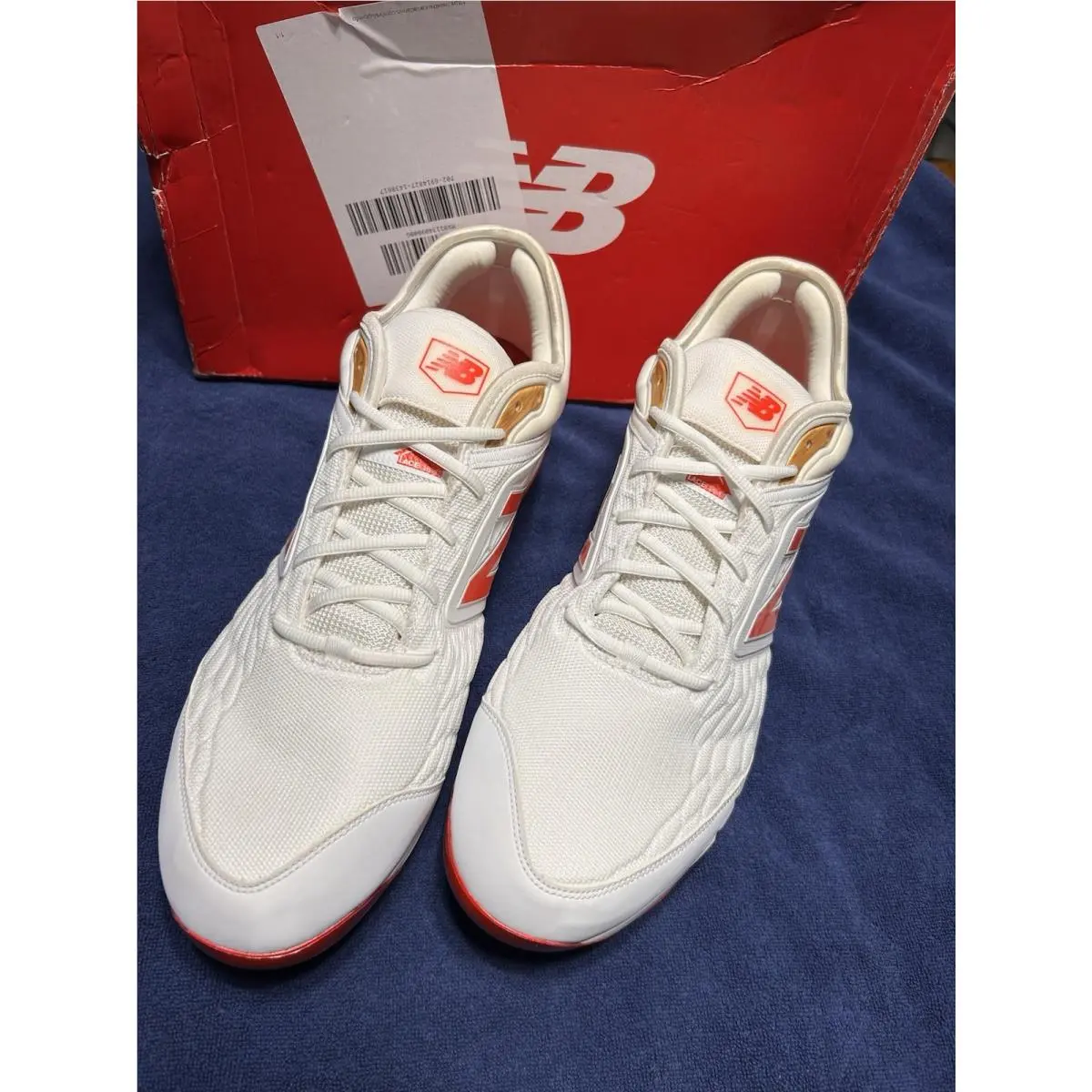 New Balance Mens 3000v4 Leather Metal Baseball Cleats Shoes Size 17M