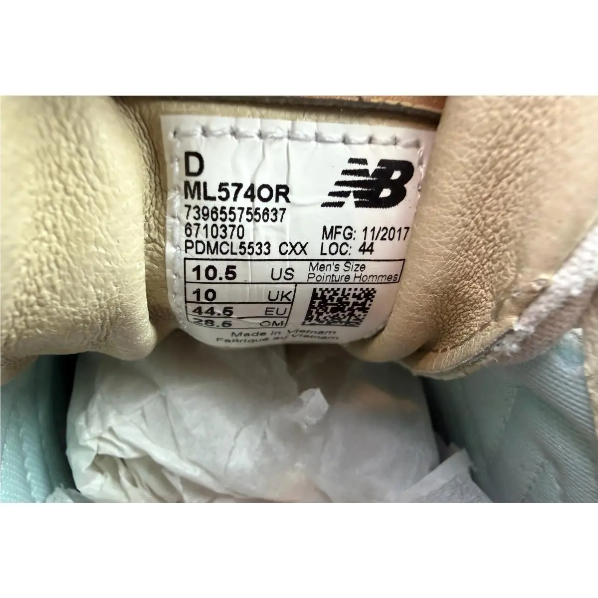 New Balance shoes - New Balance 574 - ML574OR - Gray, Manufacturer: Grey/White 9