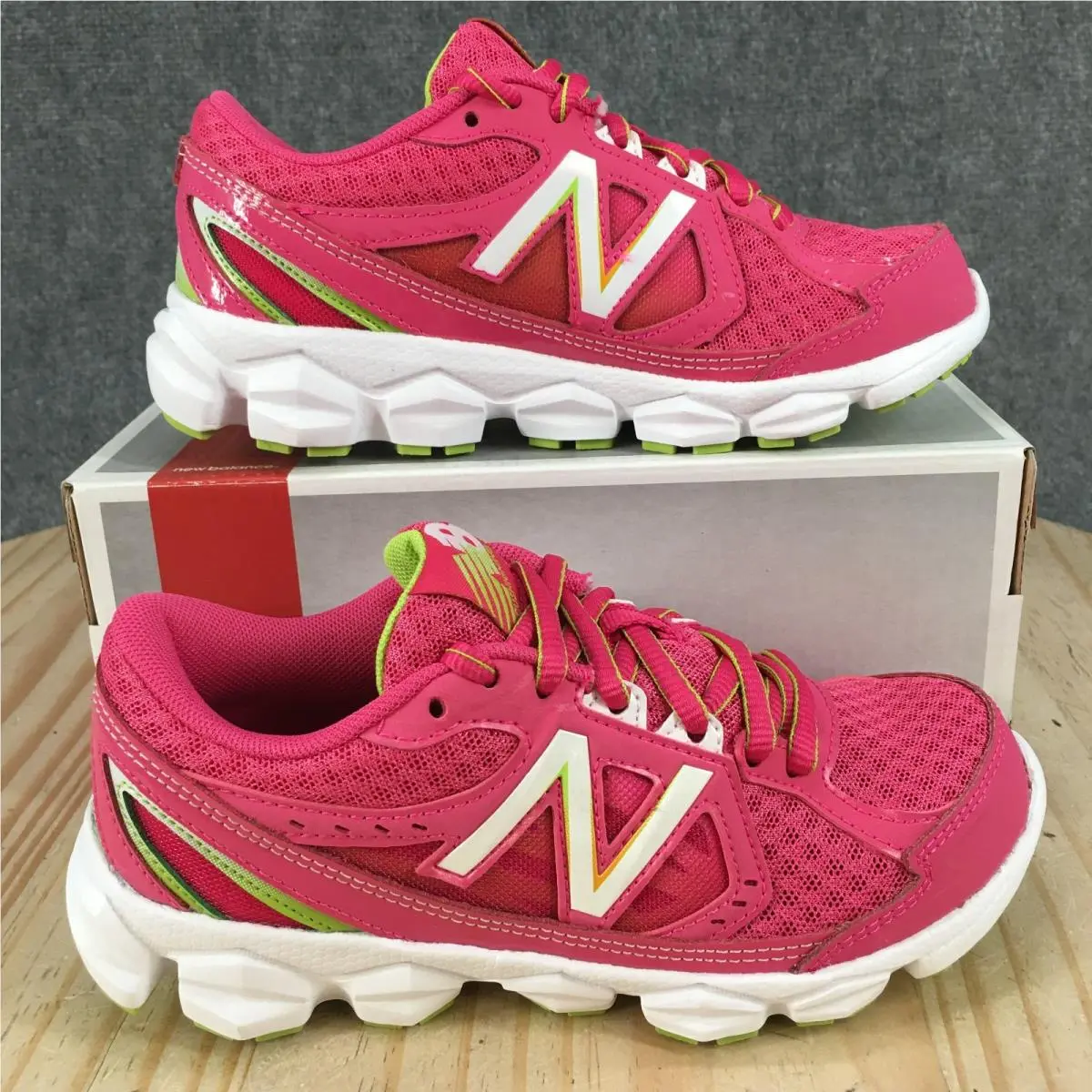 New Balance 750v3 Shoes Youth 13.5M Girls Lace Up Sneakers KJ750APY Pink New