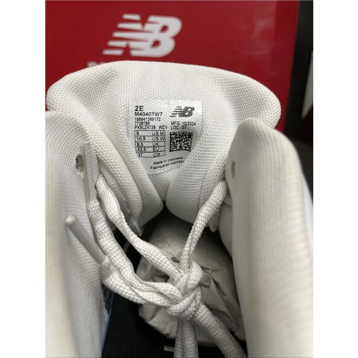 New Balance shoes - New Balance 4040 - Black/Optic White 4