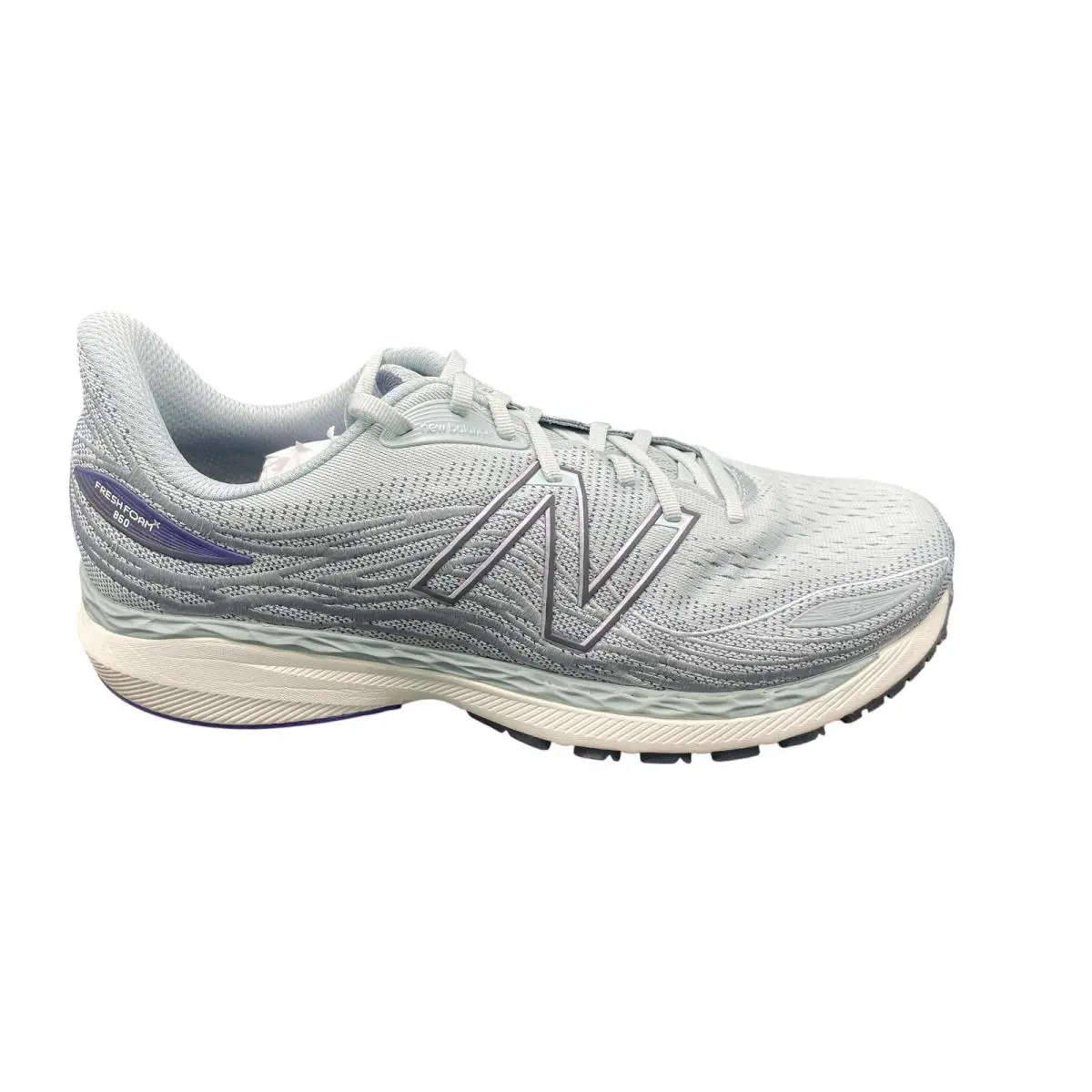 New Balance Men Sneaker M860S12 Fresh Foam X 860v12 Light Aluminum Size 13 4E