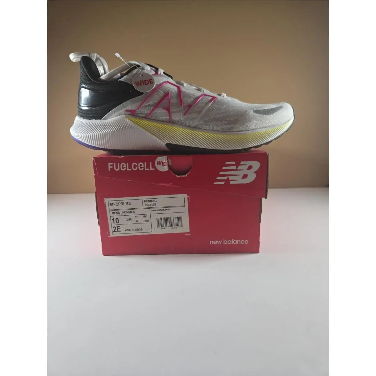 New Balance Mens Size 10 2e Wide Fuelcell Style Mfcprlm3 Running Course