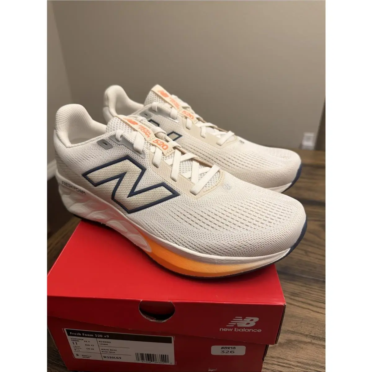 New Balance Fresh Foam 520 V9 Running Shoes Womens Size 11 W520LG9 ..R15
