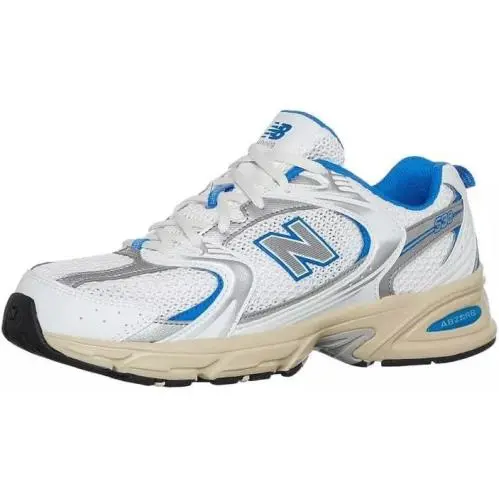 New Balance 530 Men’s Running Sneakers White Blue Oasis MR530EA Size 8