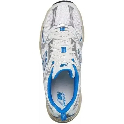 New Balance shoes - White / Blue Oasis (UPC: 197375597393) 4