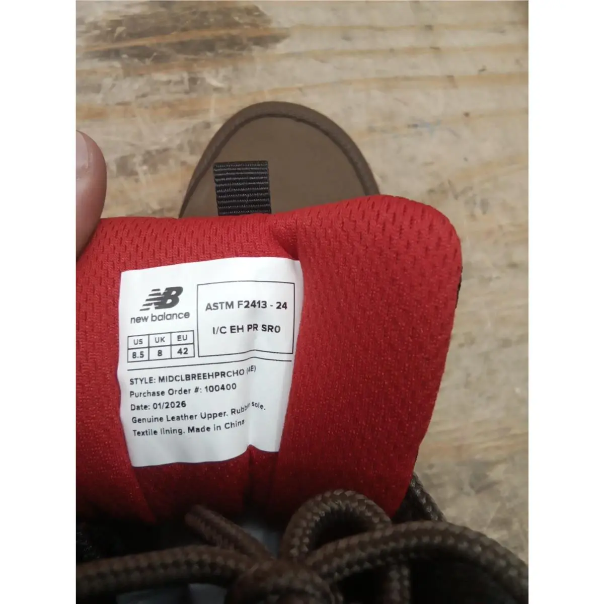 New Balance shoes - MIDCLBRBR-8.5-4E - MIDCLBRBR-85-4E - Chocolate (UPC: 810119134080) 4