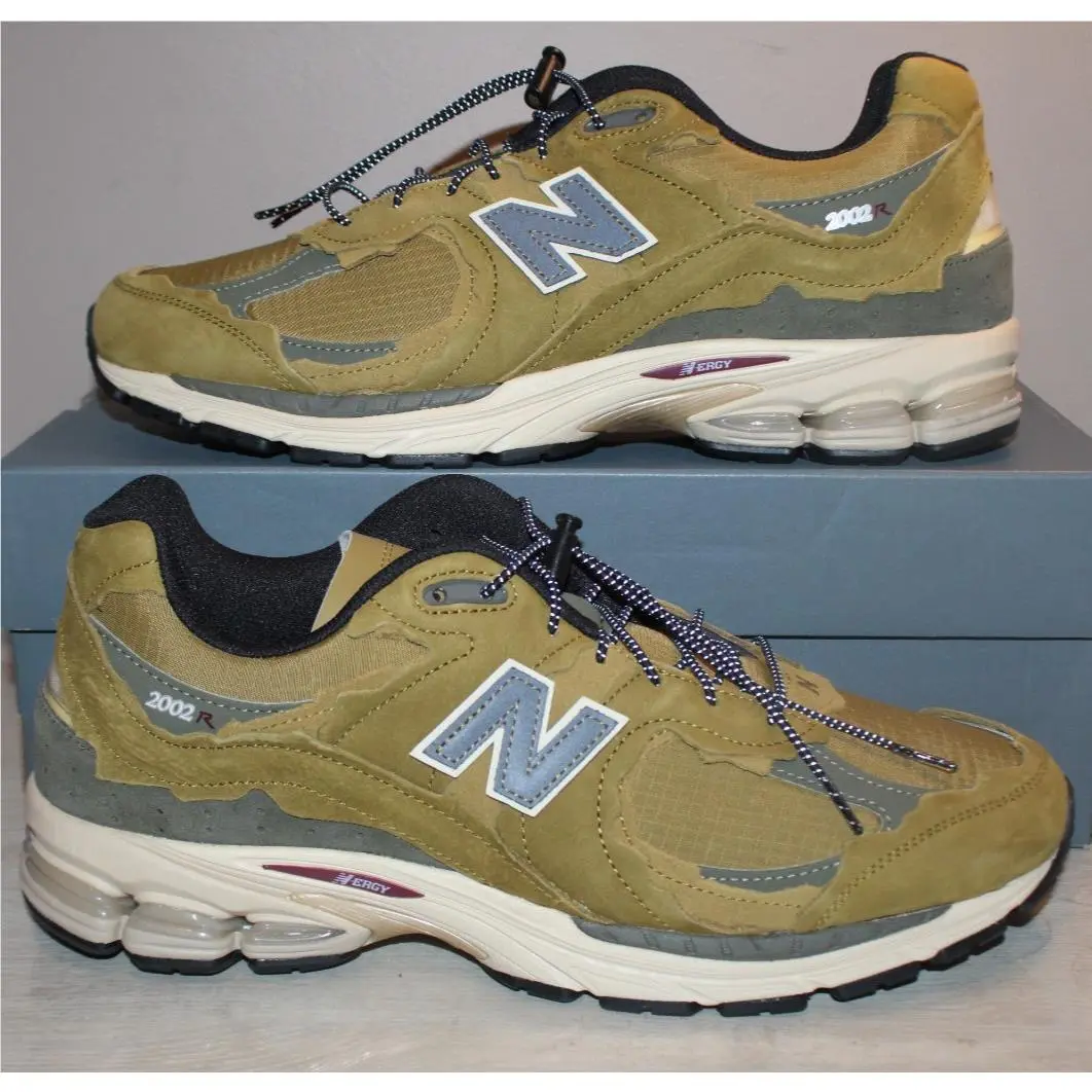New Balance 2002RD High Desert/dark Moss Men`s Shoes Size 13 D
