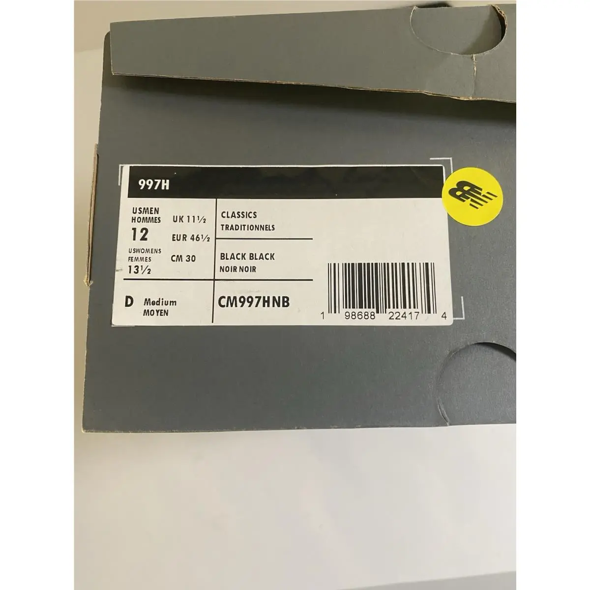 New Balance shoes - New Balance 997H - CM997HVM - Black (UPC: 195481242848) 4