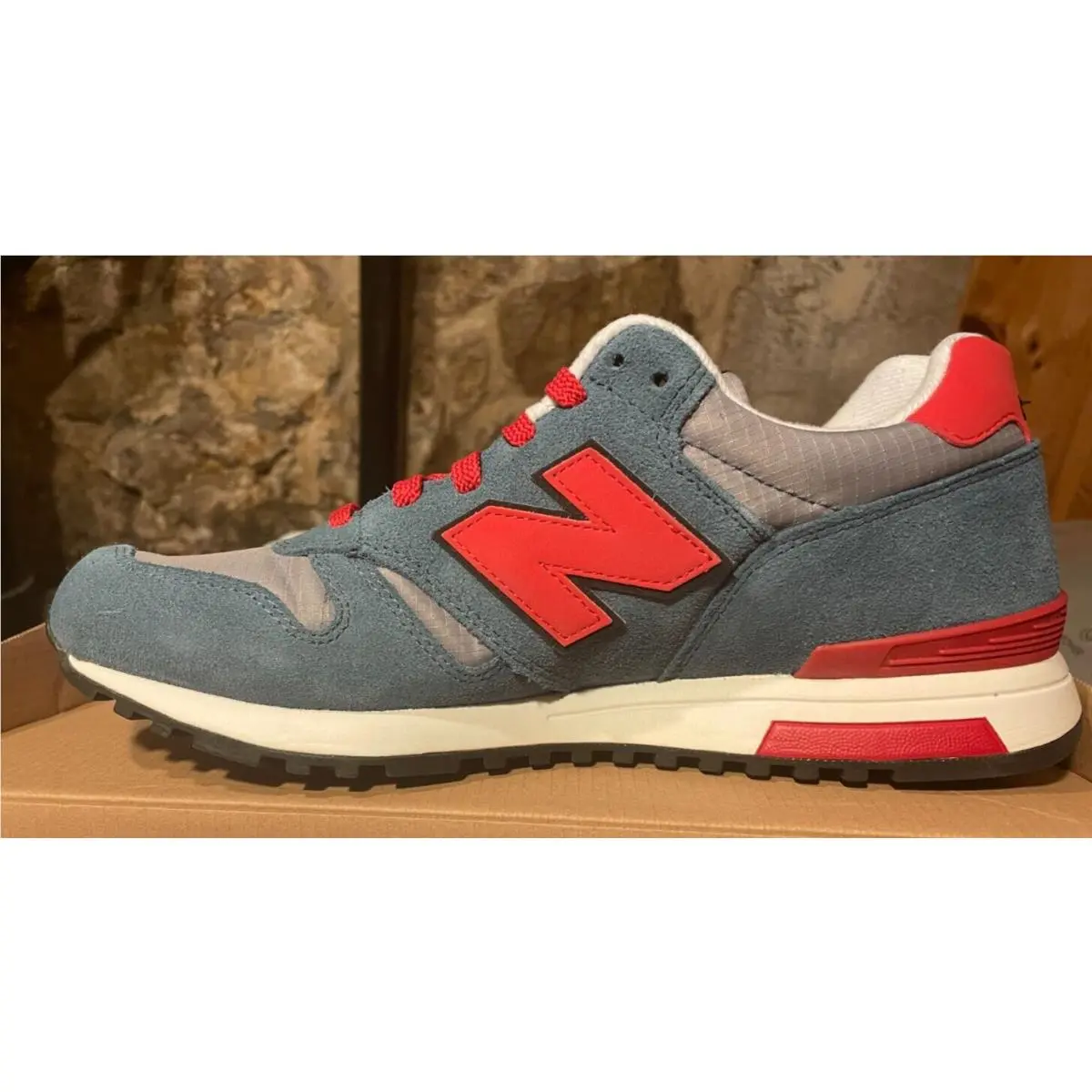 New Balance Men`s Sneakers Leather Suede ML565SRS 10.5