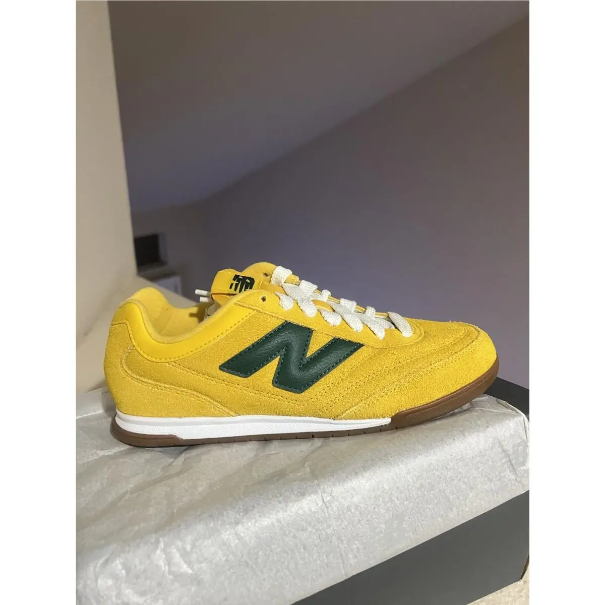 New Balance RC42 Yellow Green Men`s Shoes Athletic Sneakers 7.5