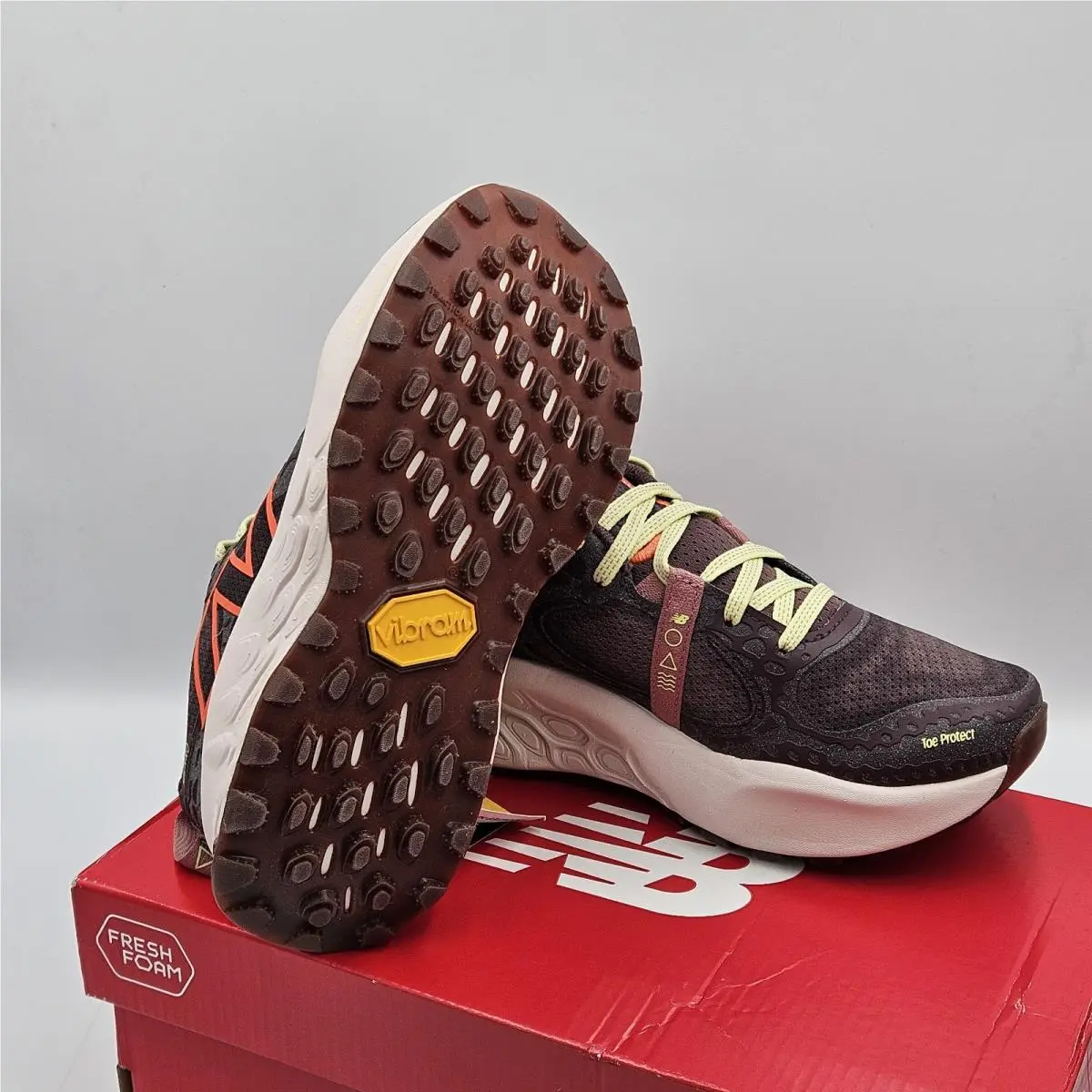 New Balance shoes - Fresh Foam X Hierro V8 D Wide - Wthierp8d - Brown Red 2