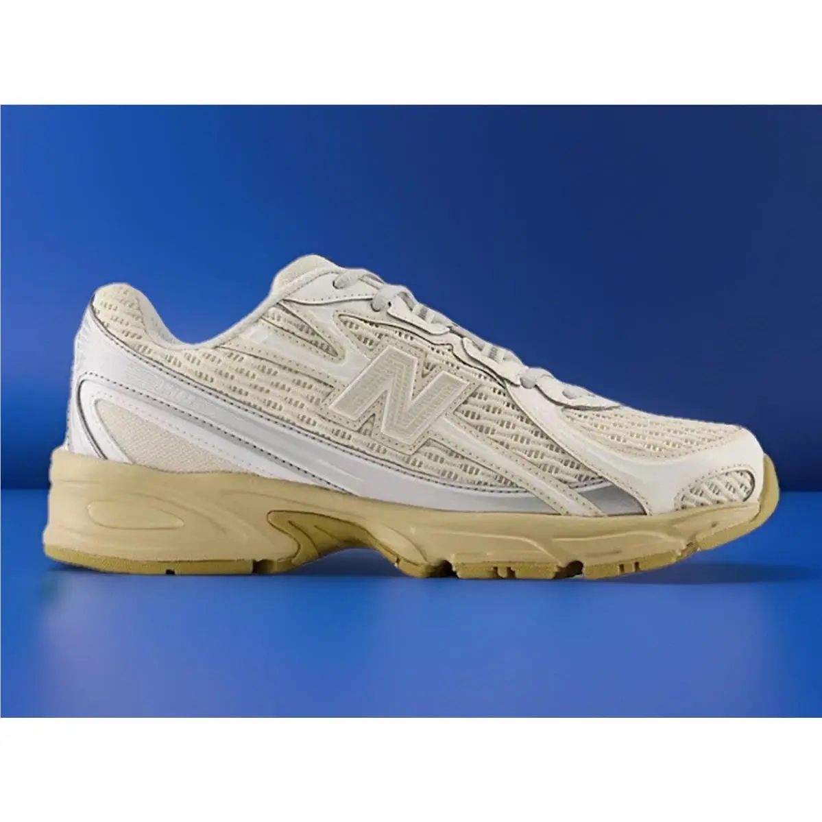 New Balance 740 Knit Running Shoes Sneakers Linen Toasted Sesame W 8.5 M 7