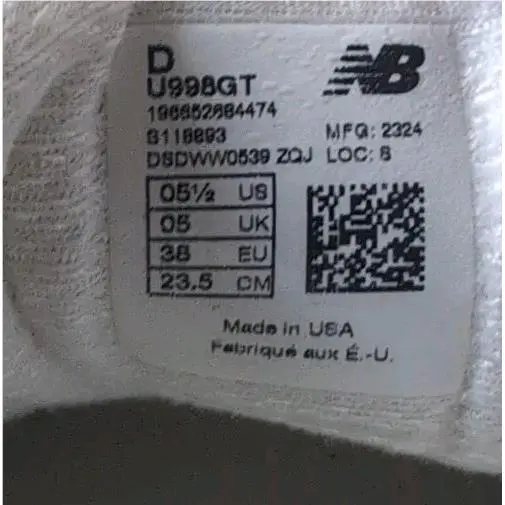 New Balance shoes - New Balance 998 - U998GT - Beige 5