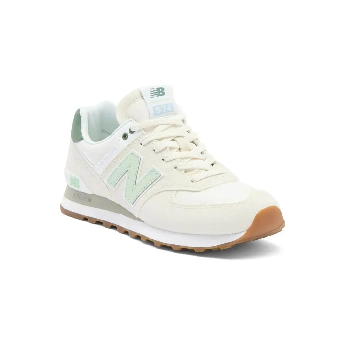 New Balance 574 V2 Women’s Sneakers Sea Salt New Spruce Size 10.5 Casual