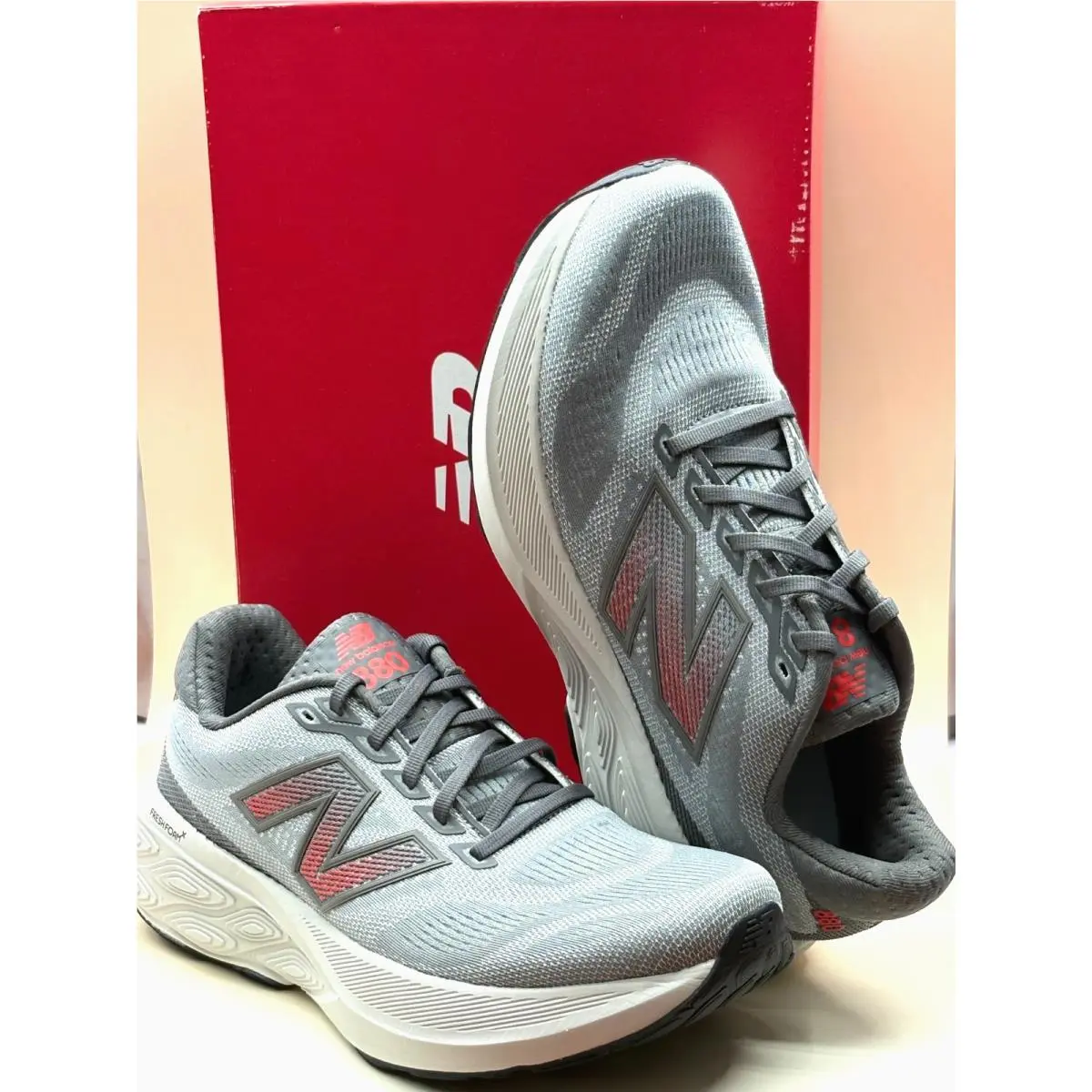 New Balance M880T15 Grey Men`s Running Shoes Medium Size:8.5
