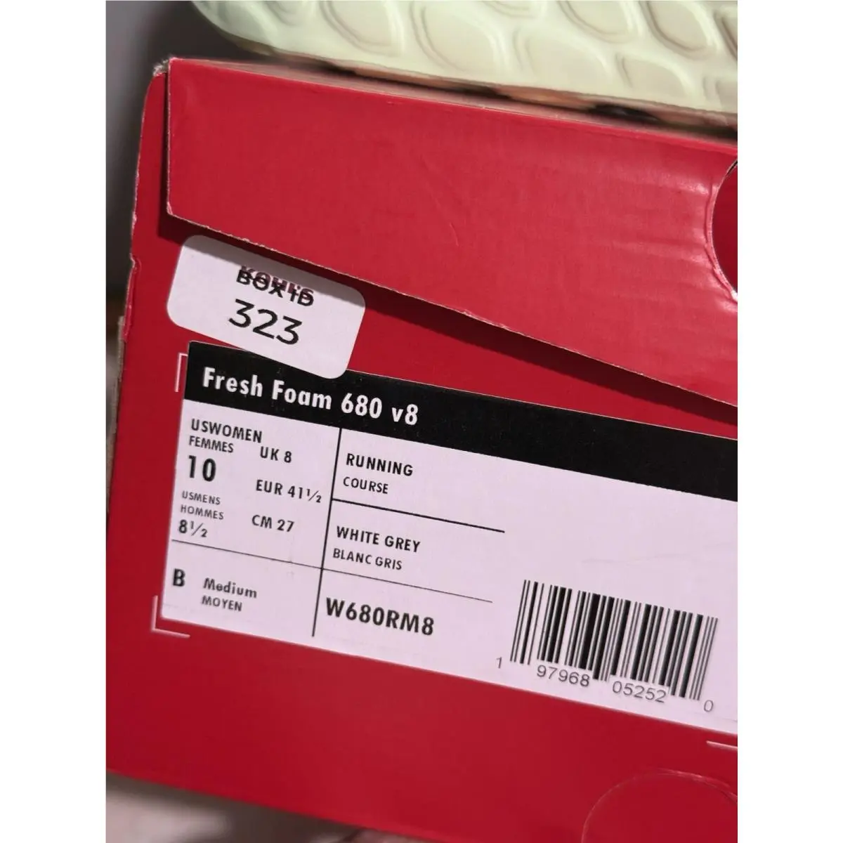 New Balance shoes - New Balance 680 - W680RM8 - White (UPC: 197968052445) 18