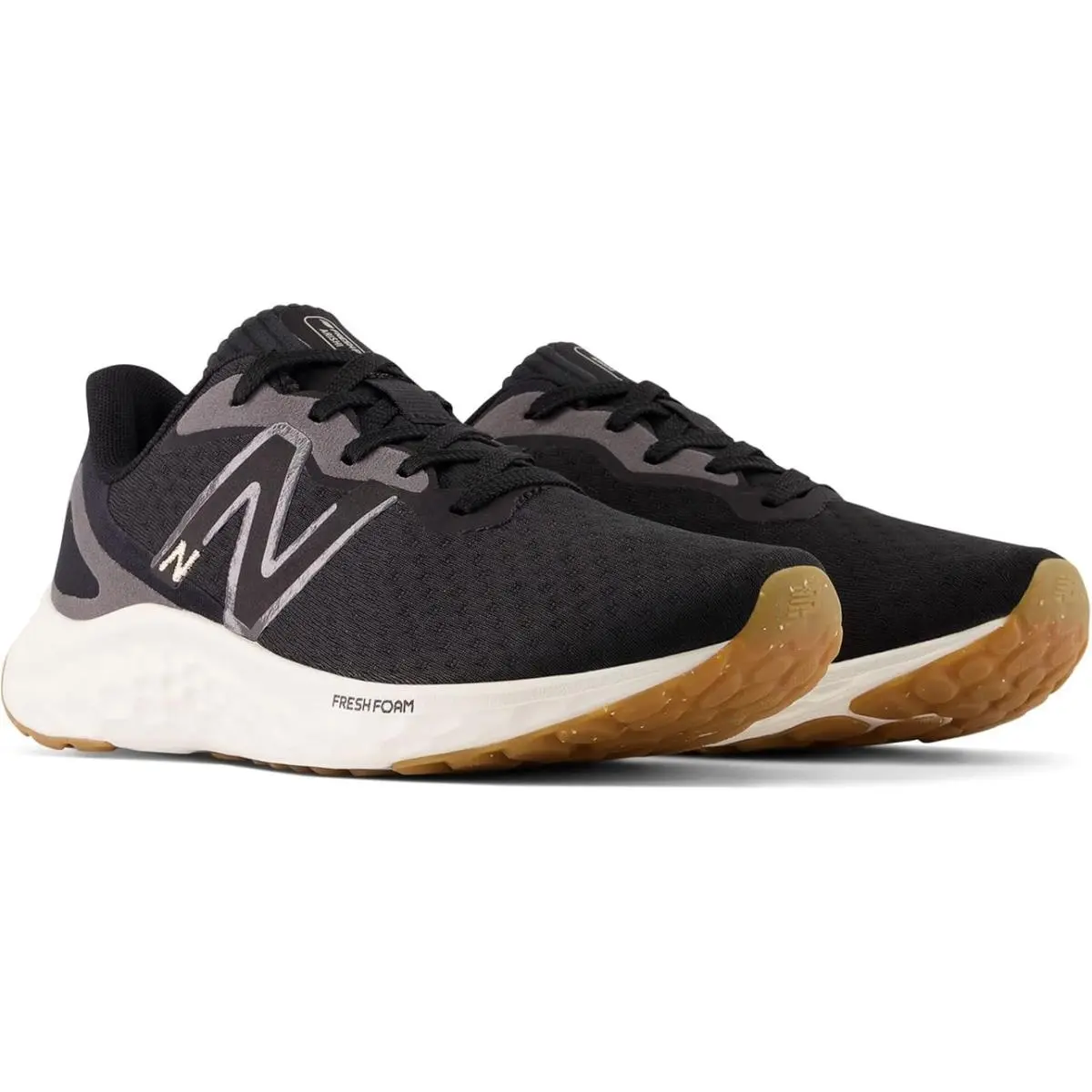 New Balance shoes - Black / Light Gold Metallic / Gum (UPC: 196307424738) 1
